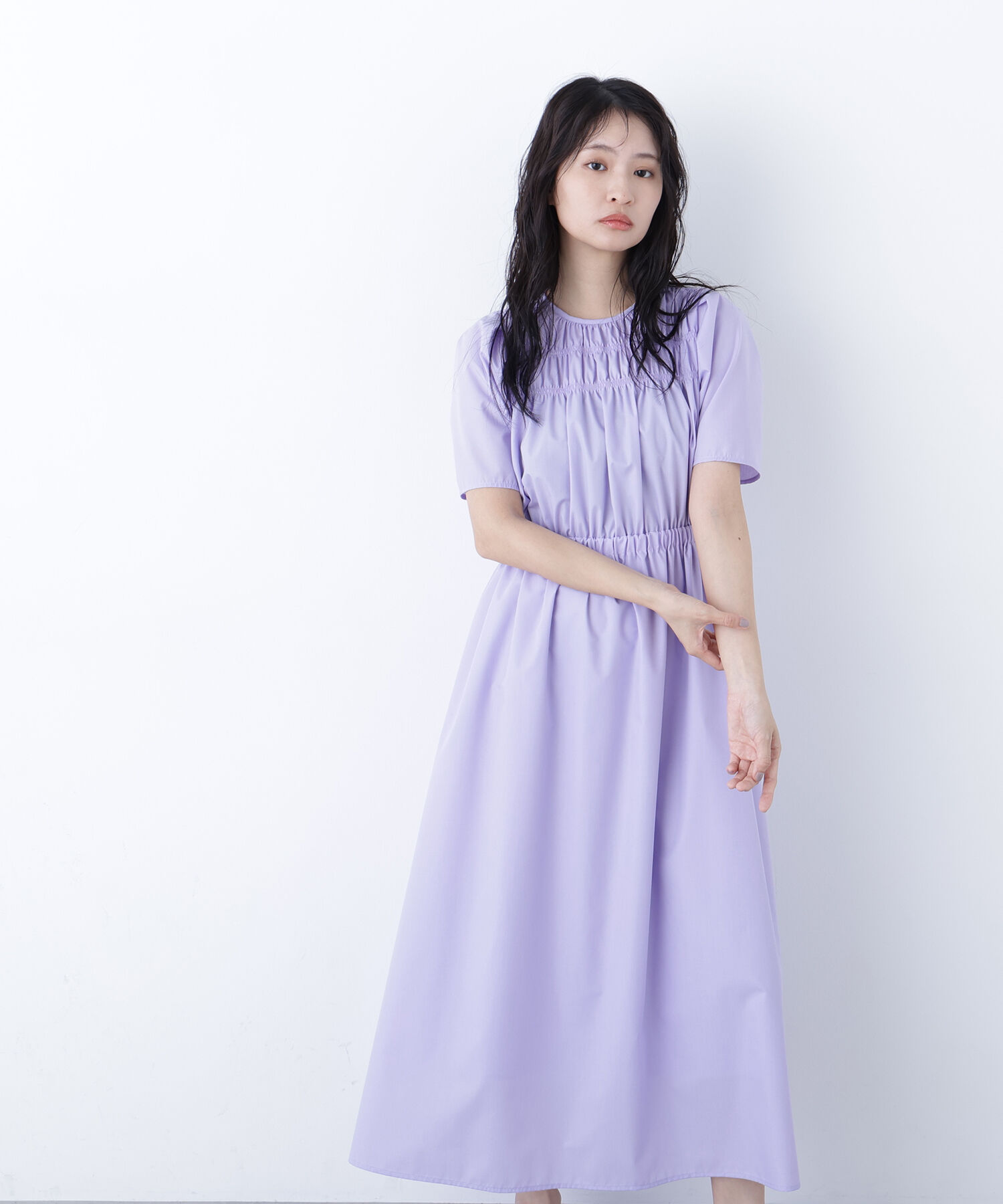  「〈N.〉ローンタックショルダーワンピース」|ワンピース|