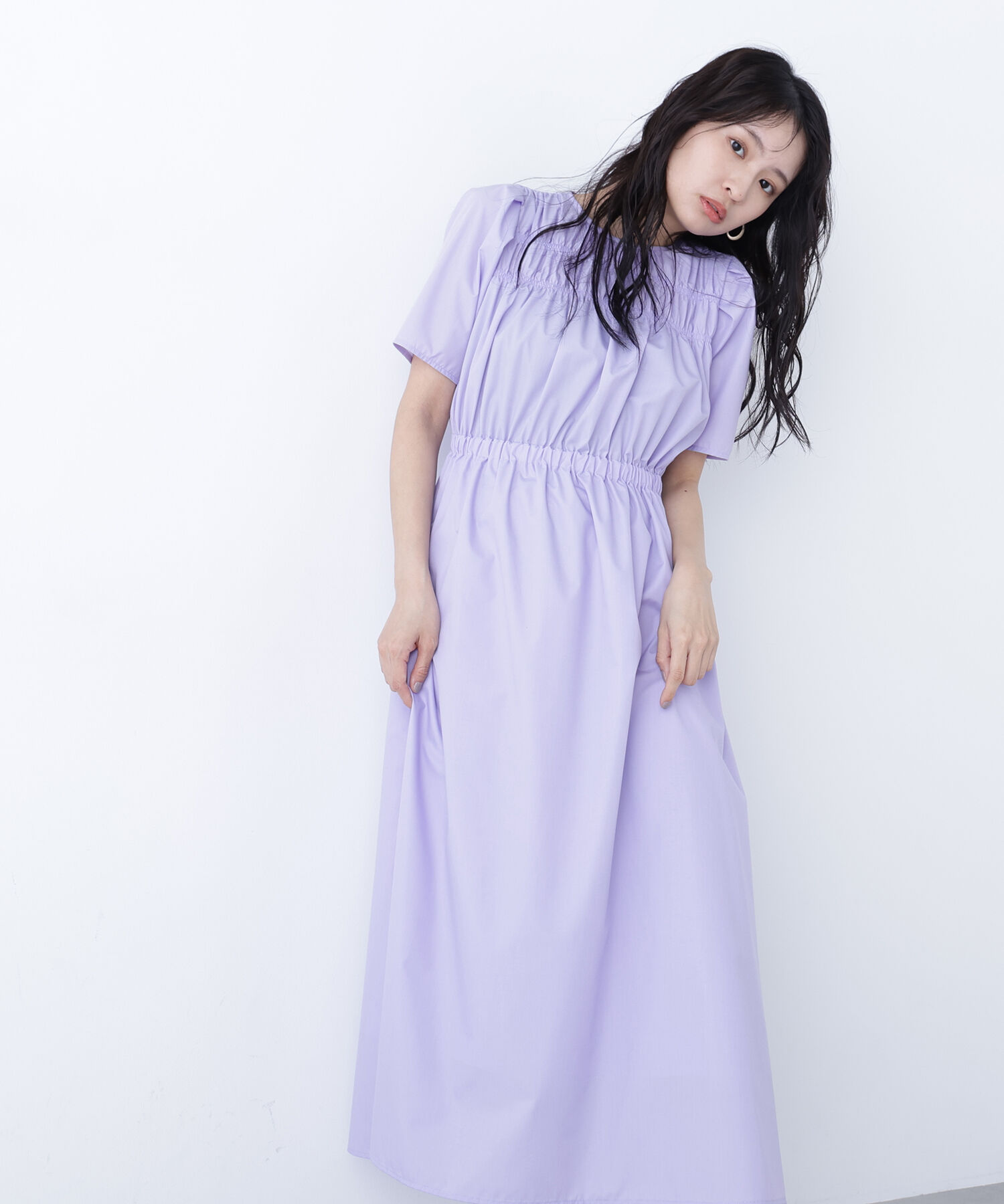  「〈N.〉ローンタックショルダーワンピース」|ワンピース|