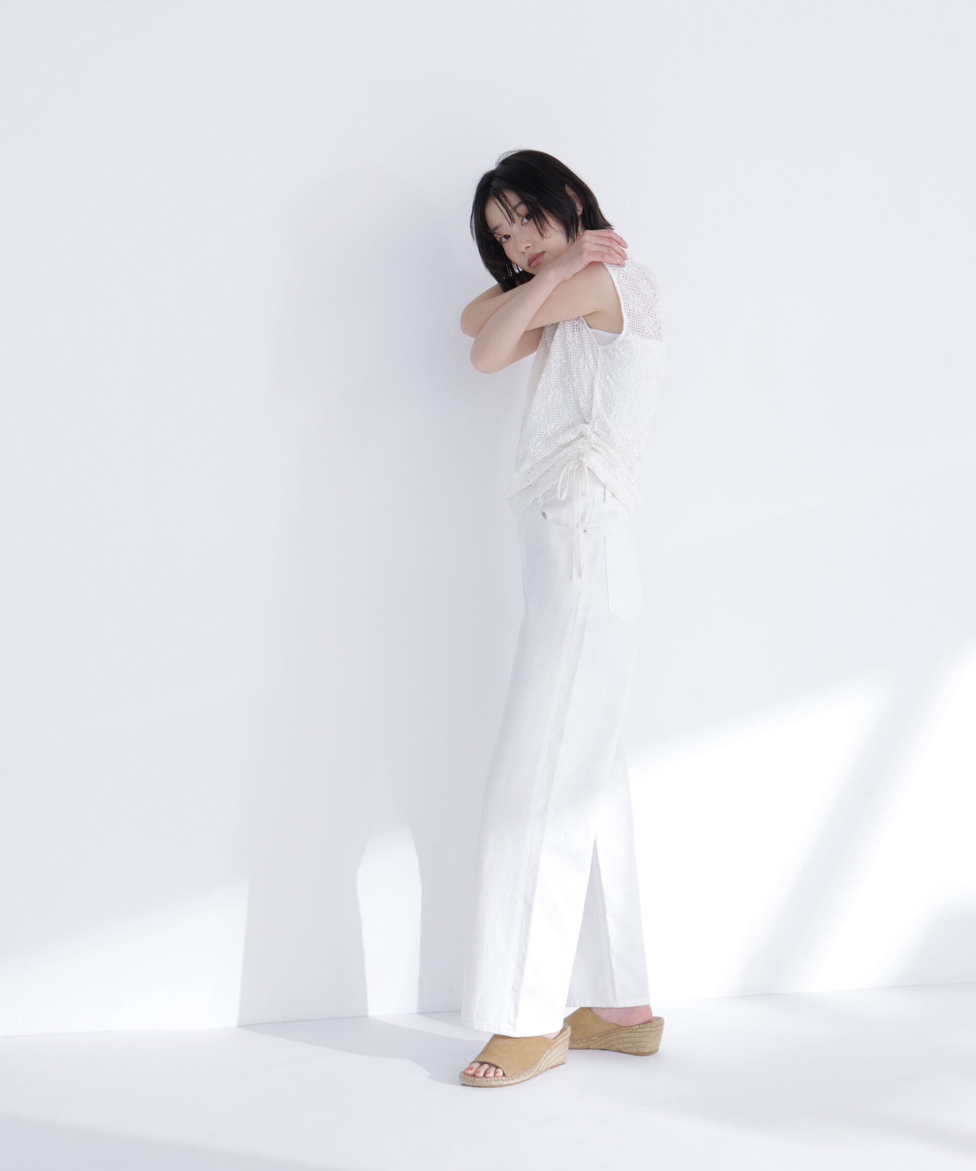  「ドロストレースカットソー＊」|Tシャツ・カットソー|