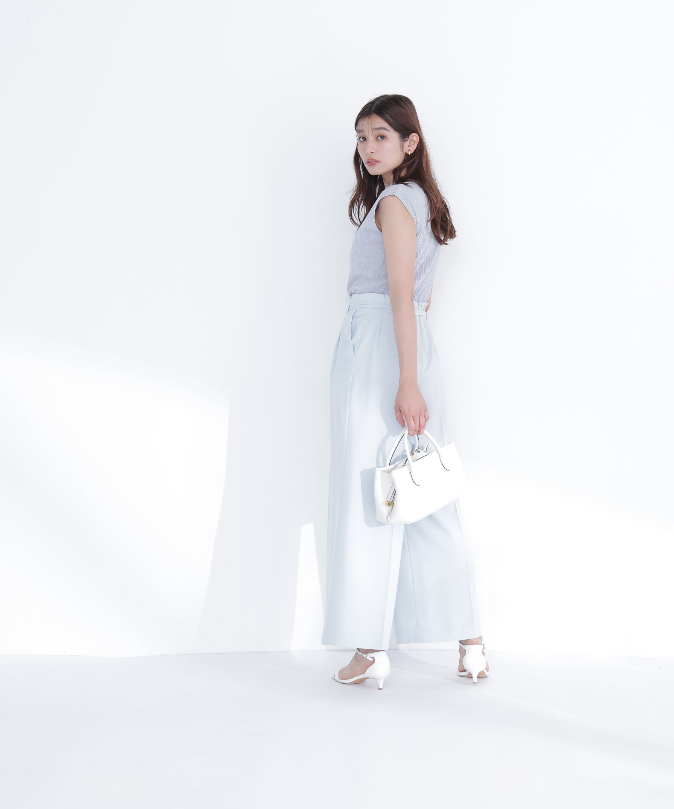  「ダブルベルトワイドパンツ」|その他|