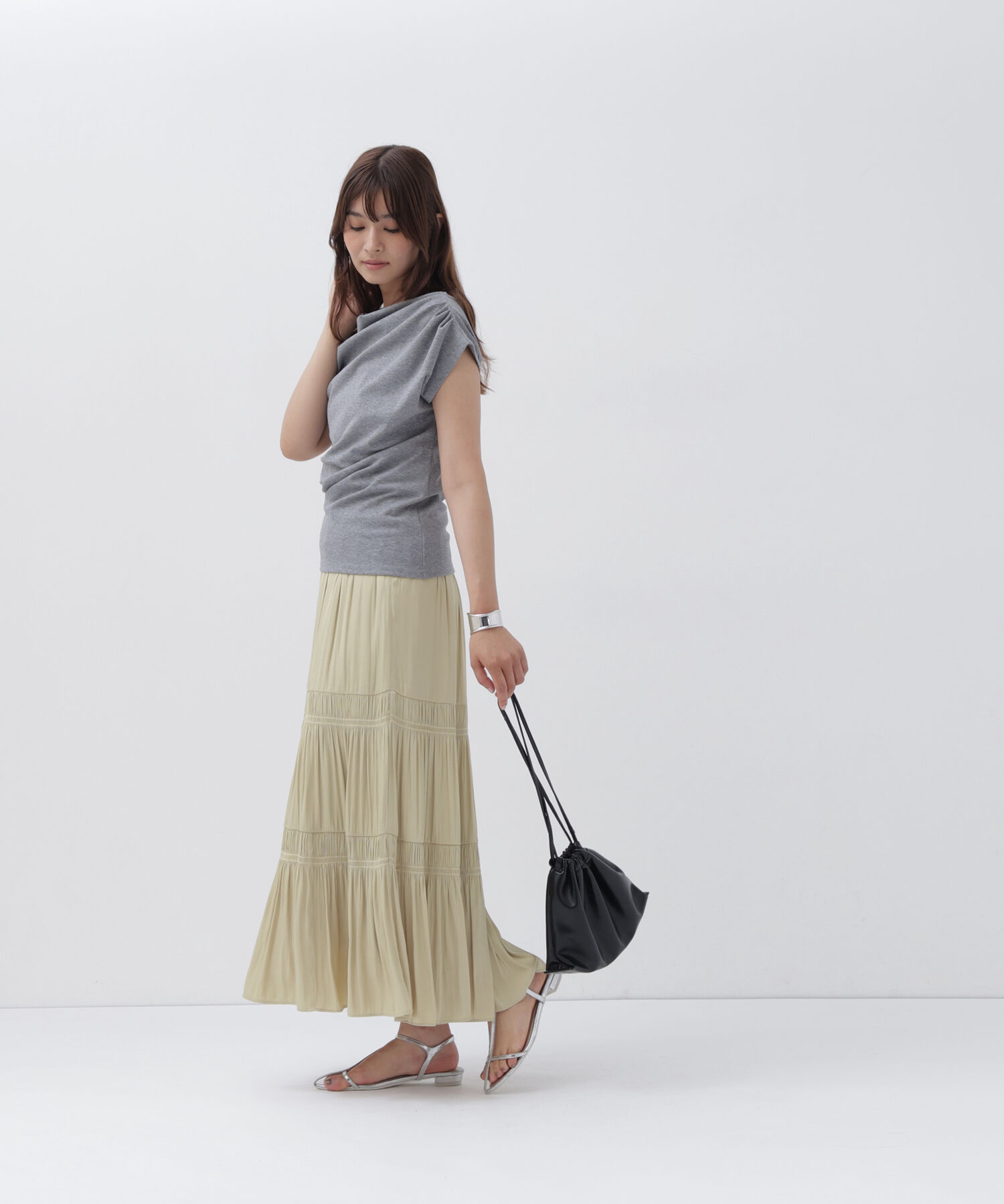  「ドレープカットソー」|Tシャツ・カットソー|
