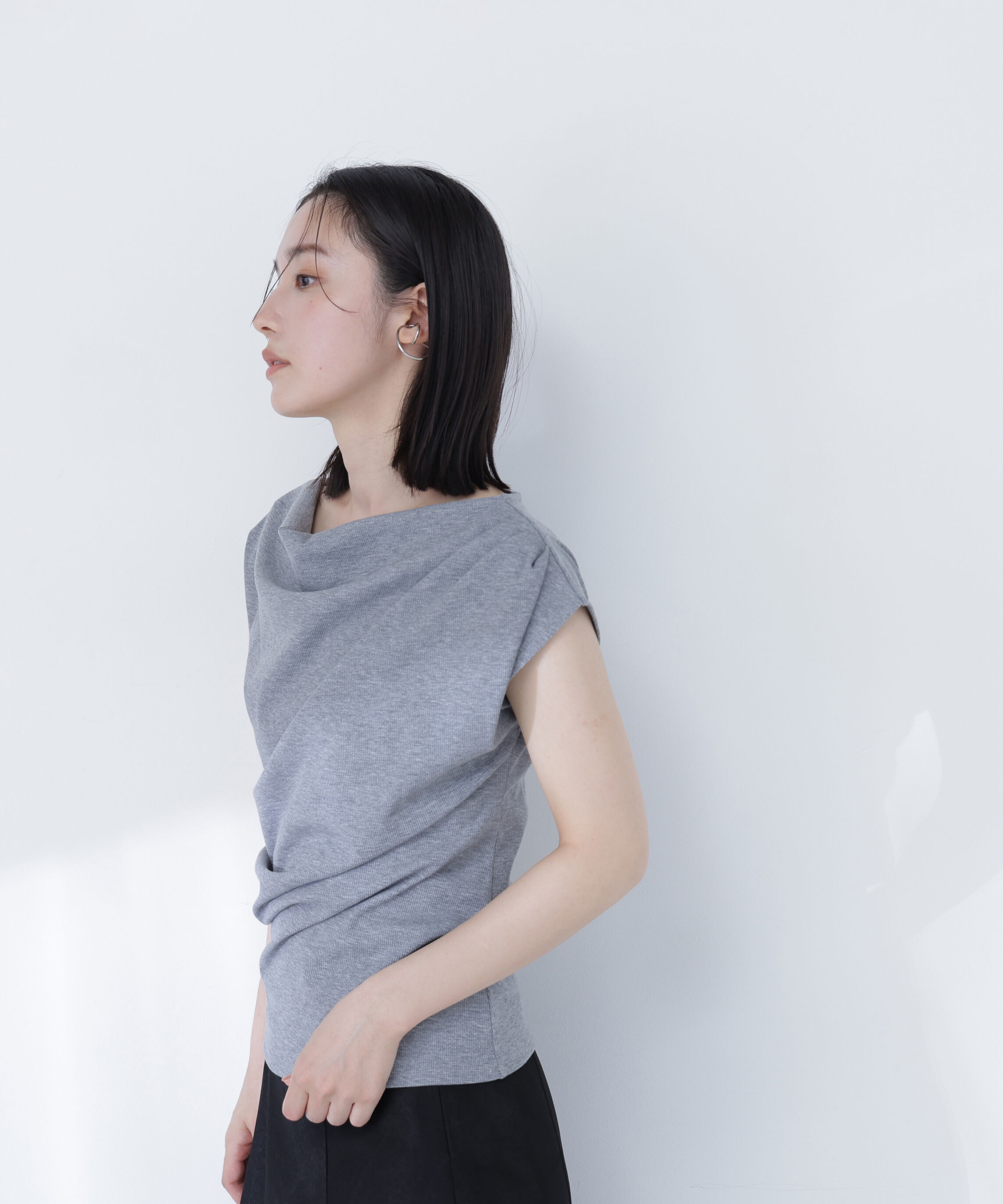  「ドレープカットソー」|Tシャツ・カットソー|
