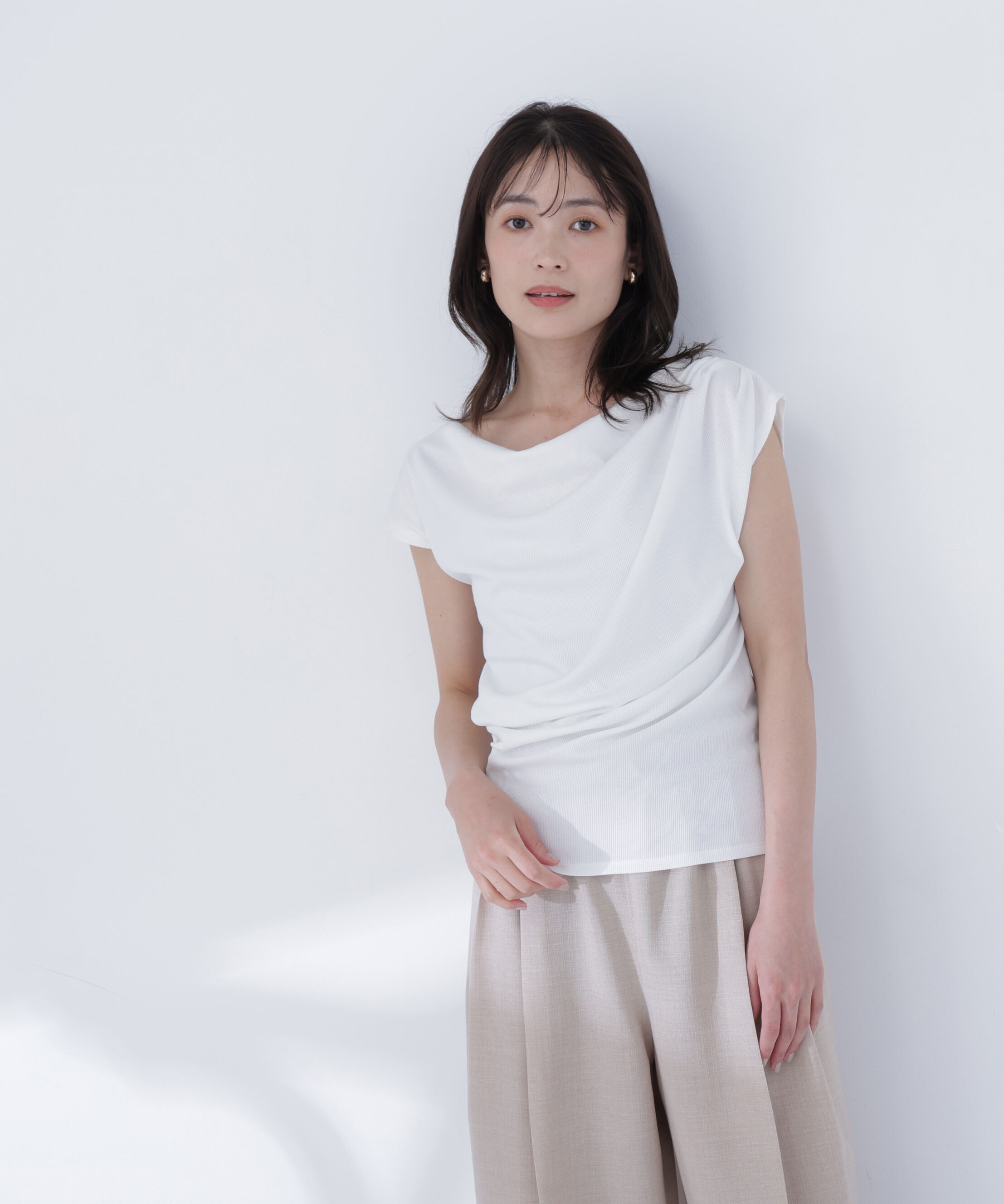  「ドレープカットソー」|Tシャツ・カットソー|