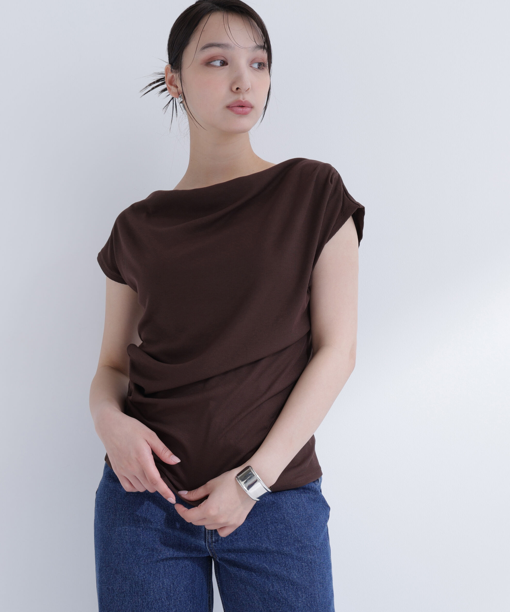  「ドレープカットソー」|Tシャツ・カットソー|
