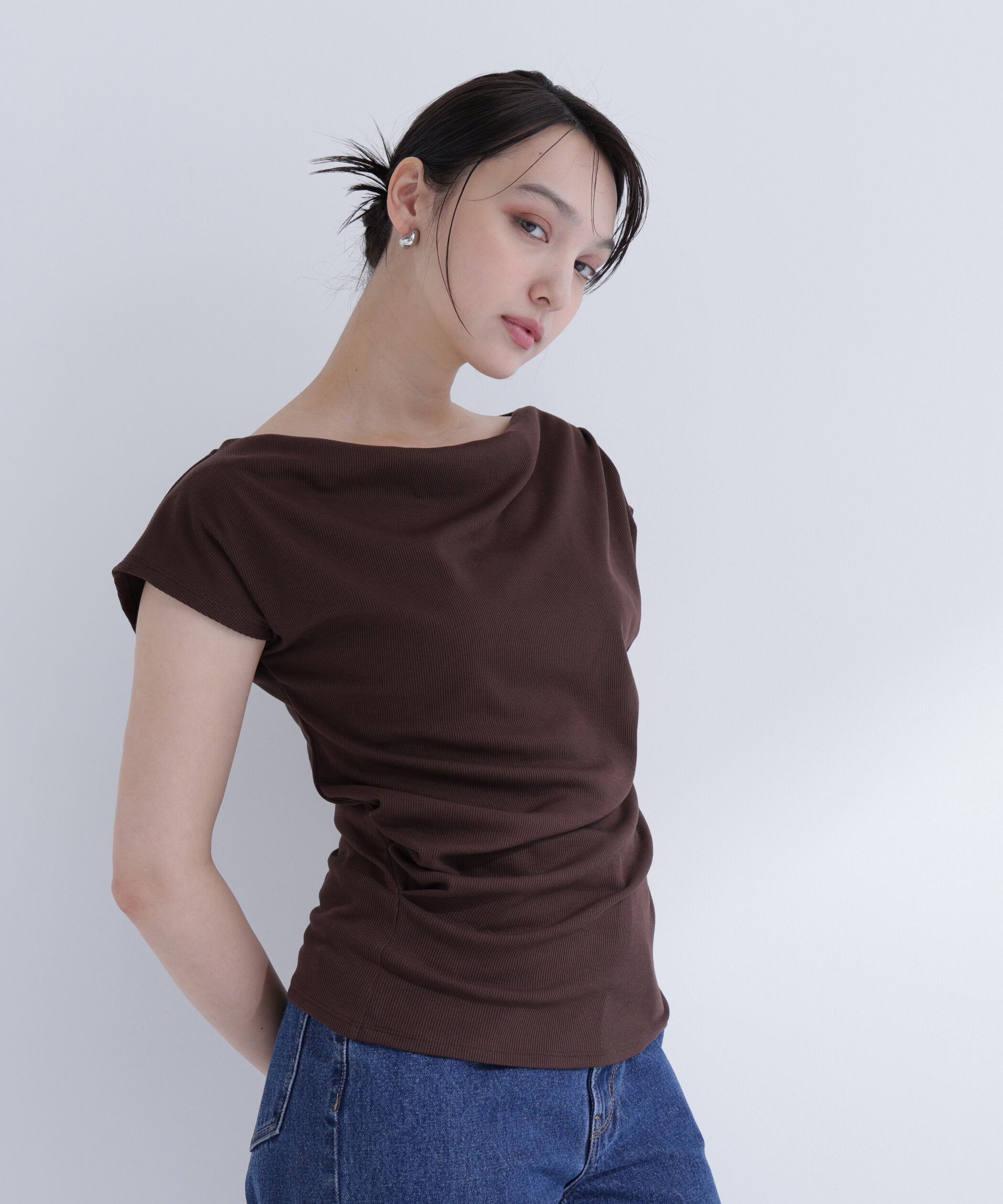  「ドレープカットソー」|Tシャツ・カットソー|