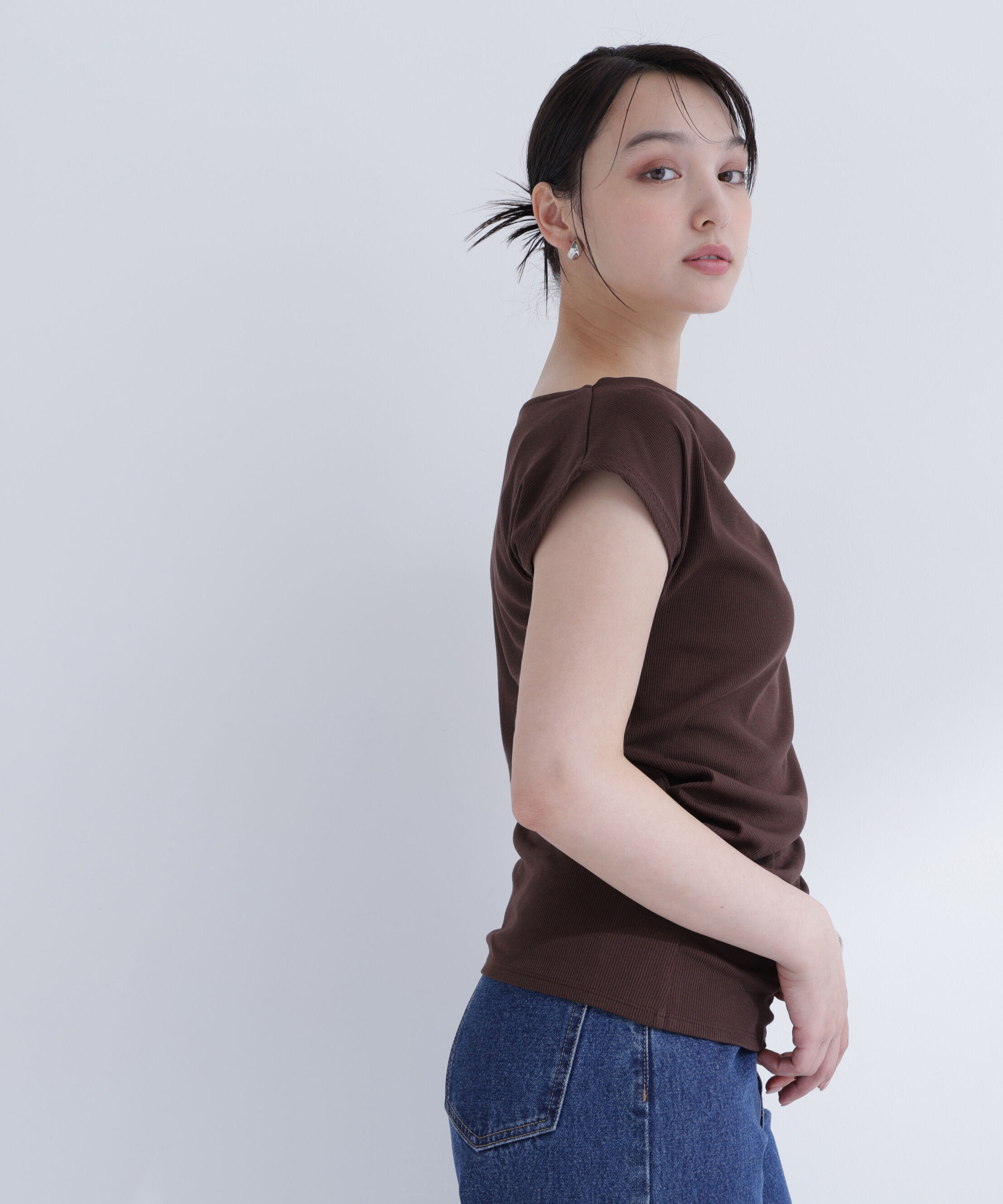  「ドレープカットソー」|Tシャツ・カットソー|