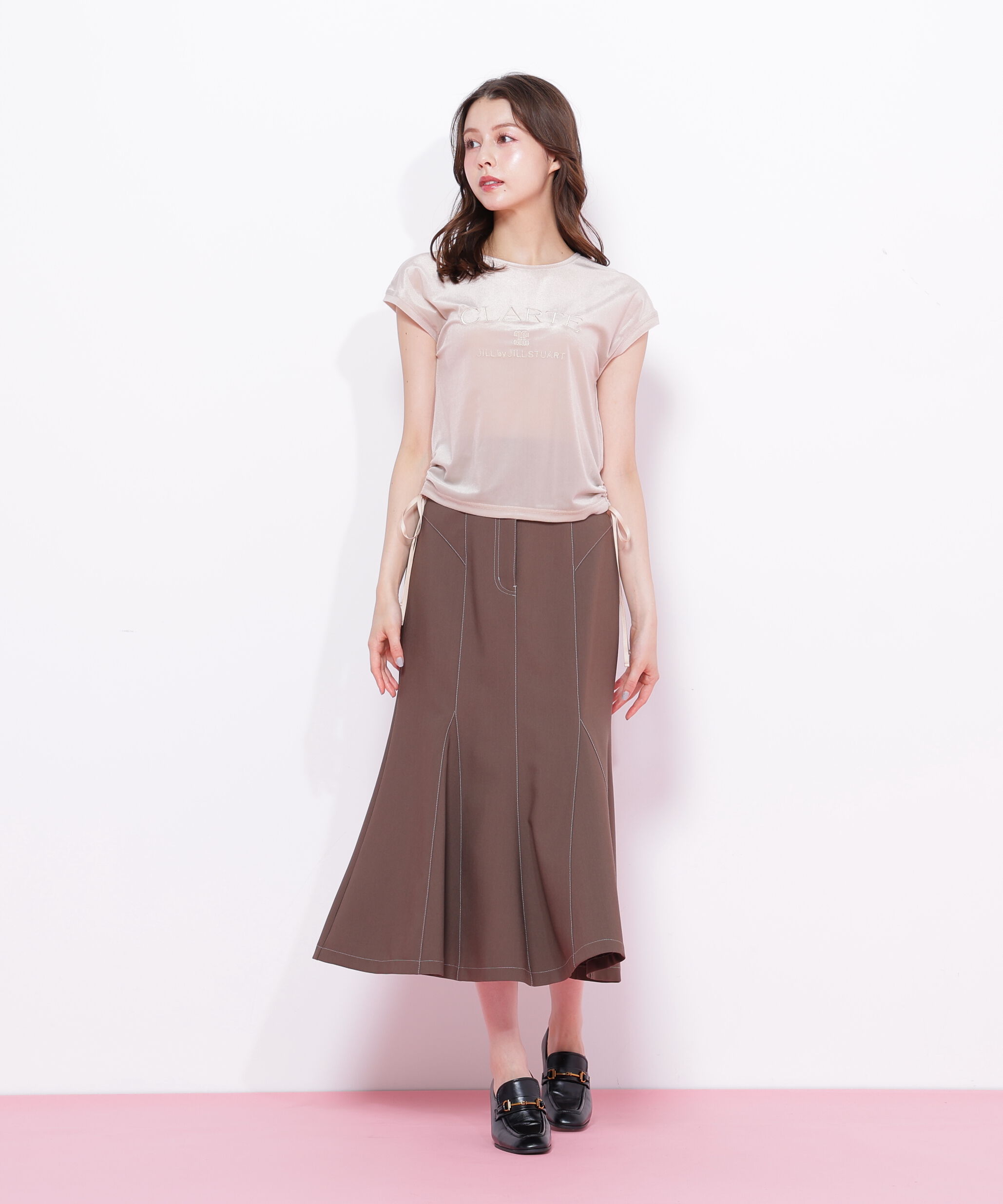  「ベロアコンパクトTシャツ」|Tシャツ・カットソー|