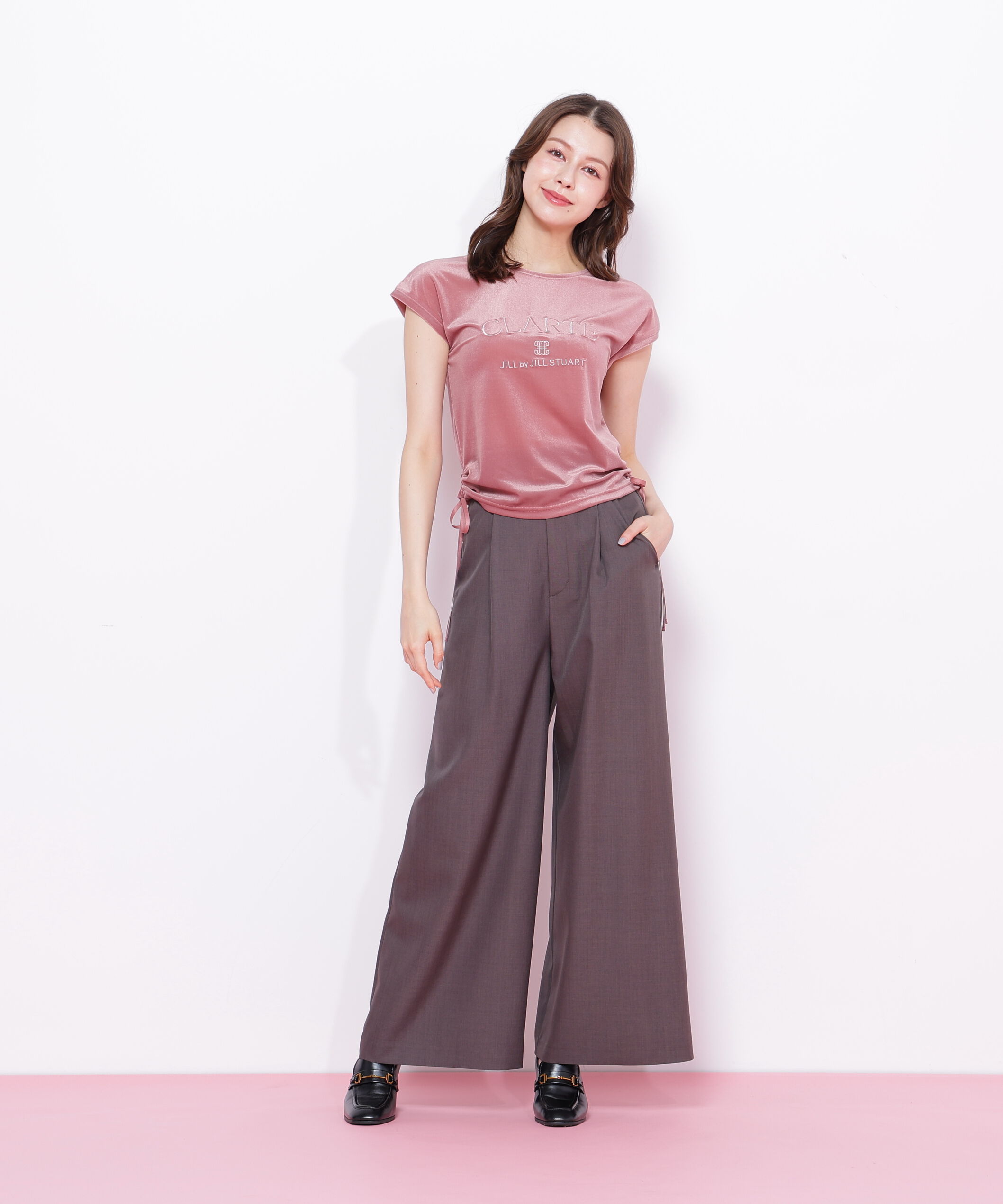  「ベロアコンパクトTシャツ」|Tシャツ・カットソー|
