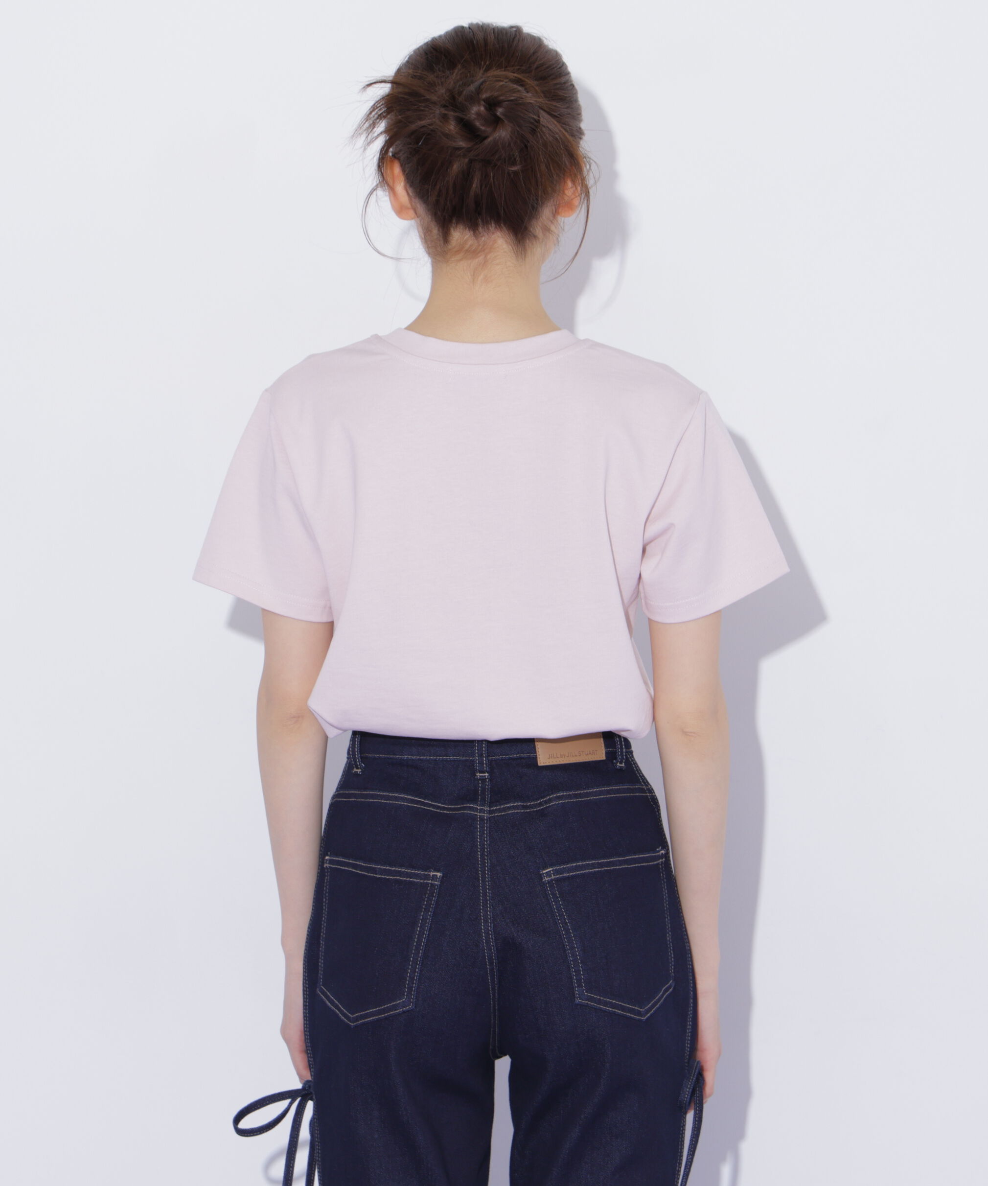  「オーガニックコットンビジューロゴTシャツ」|Tシャツ・カットソー|
