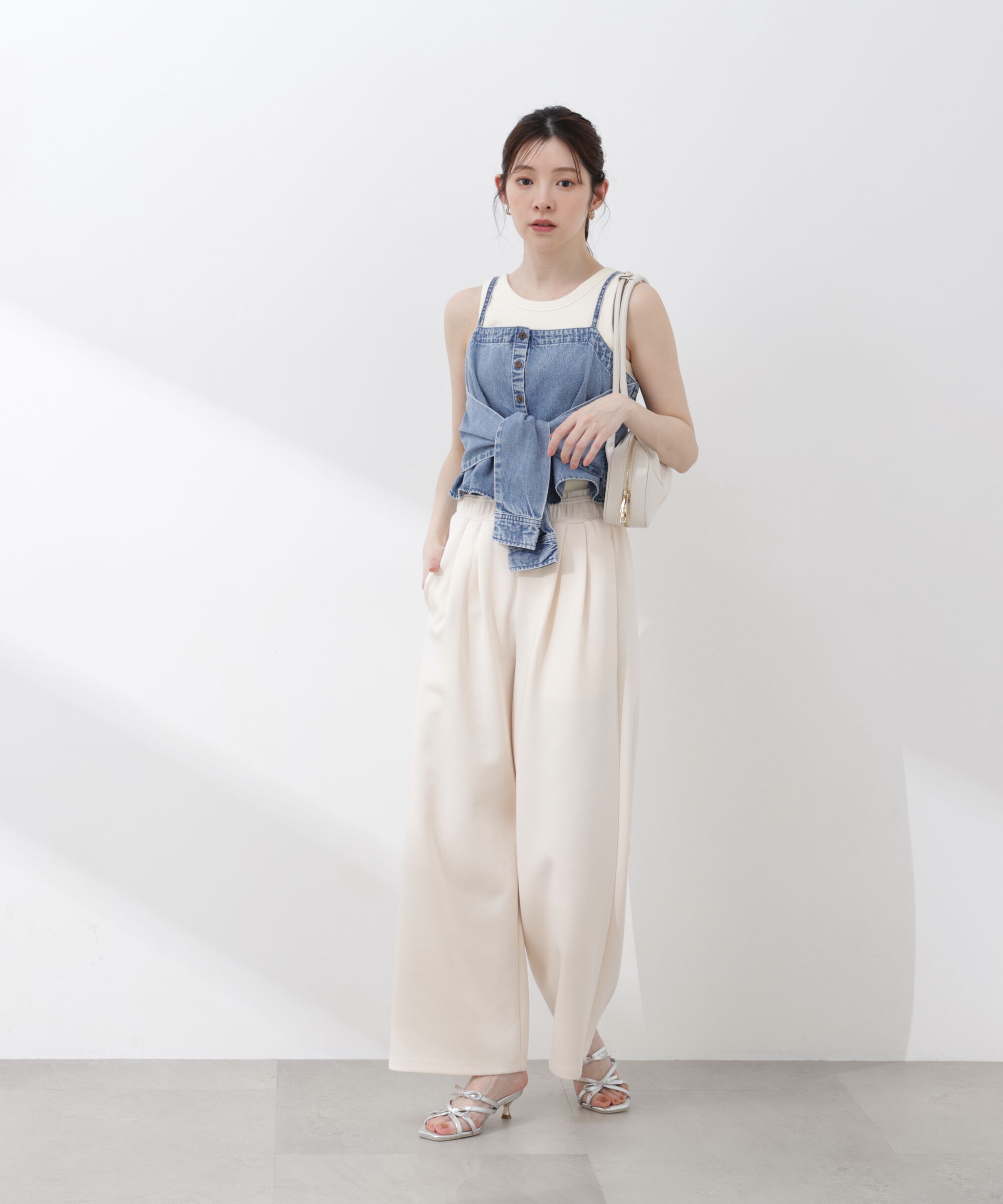 PROPORTION BODY DRESSING「〈a/mie〉シャツビスチェ 26SS」|シャツ・ブラウス|
