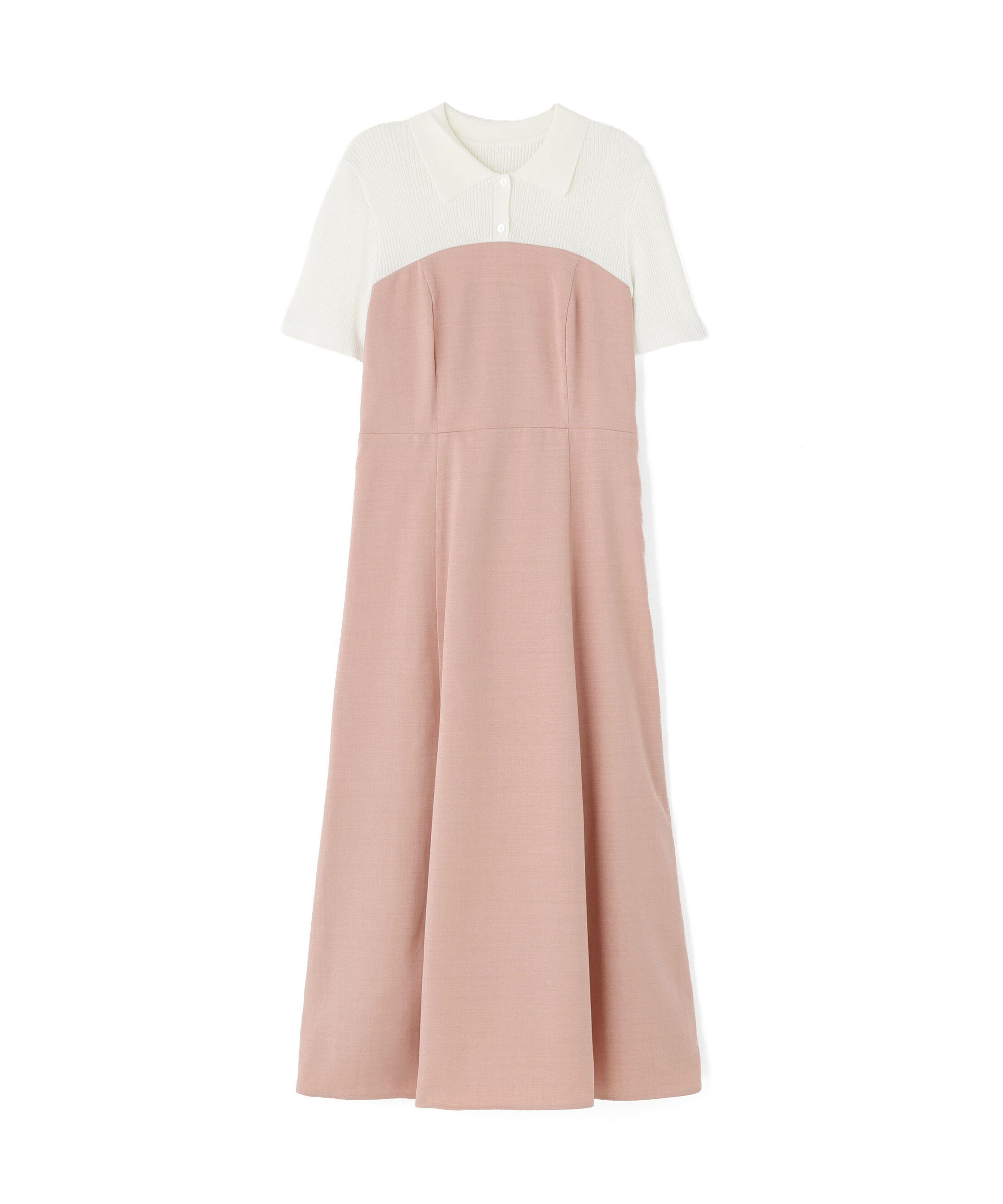 PROPORTION BODY DRESSING「ポロカラードッキングワンピース 26SS」|ワンピース|
