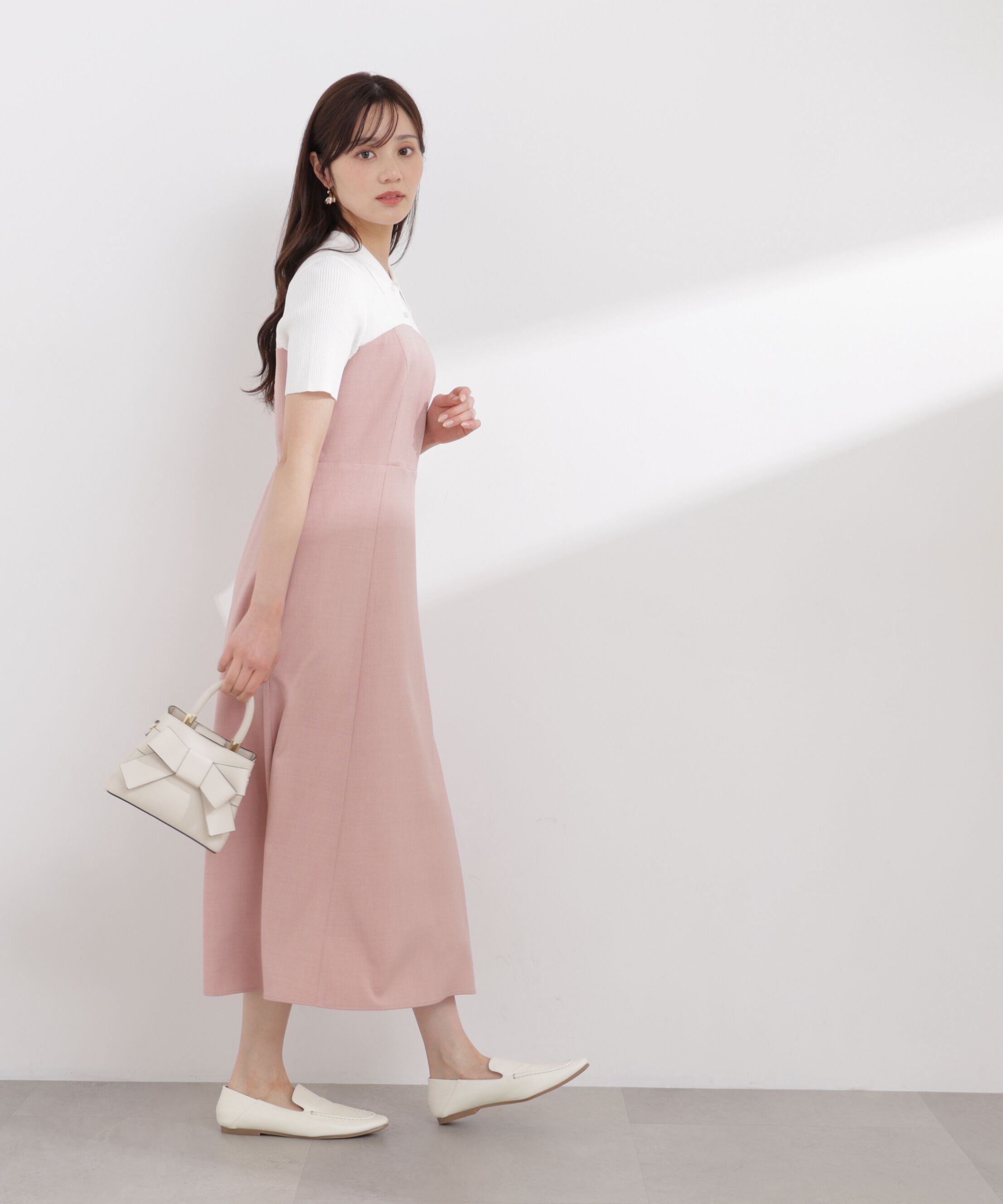 PROPORTION BODY DRESSING「ポロカラードッキングワンピース 26SS」|ワンピース|