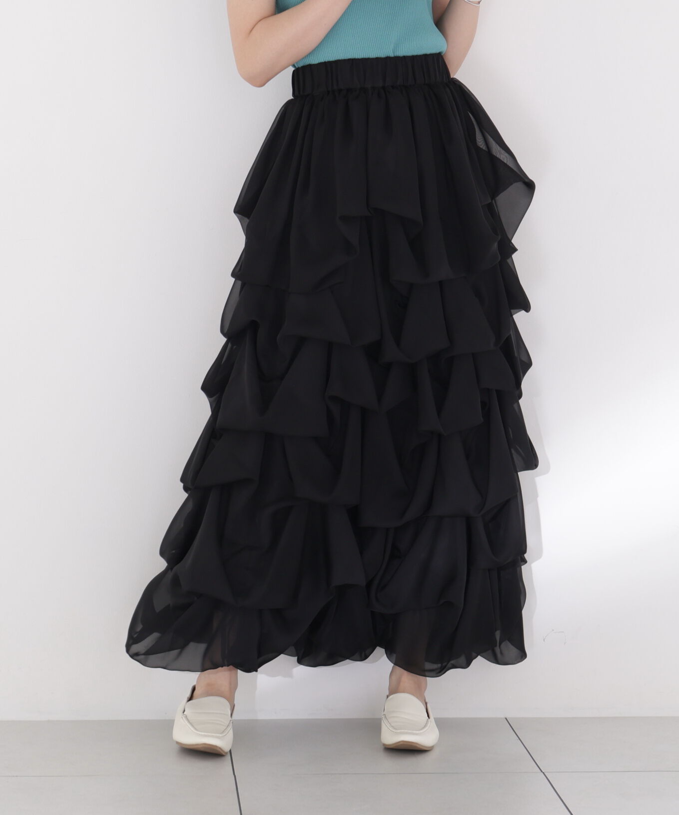PROPORTION BODY DRESSING「＜山内ともなさんコラボ＞タックバルーンスカート」|スカート|