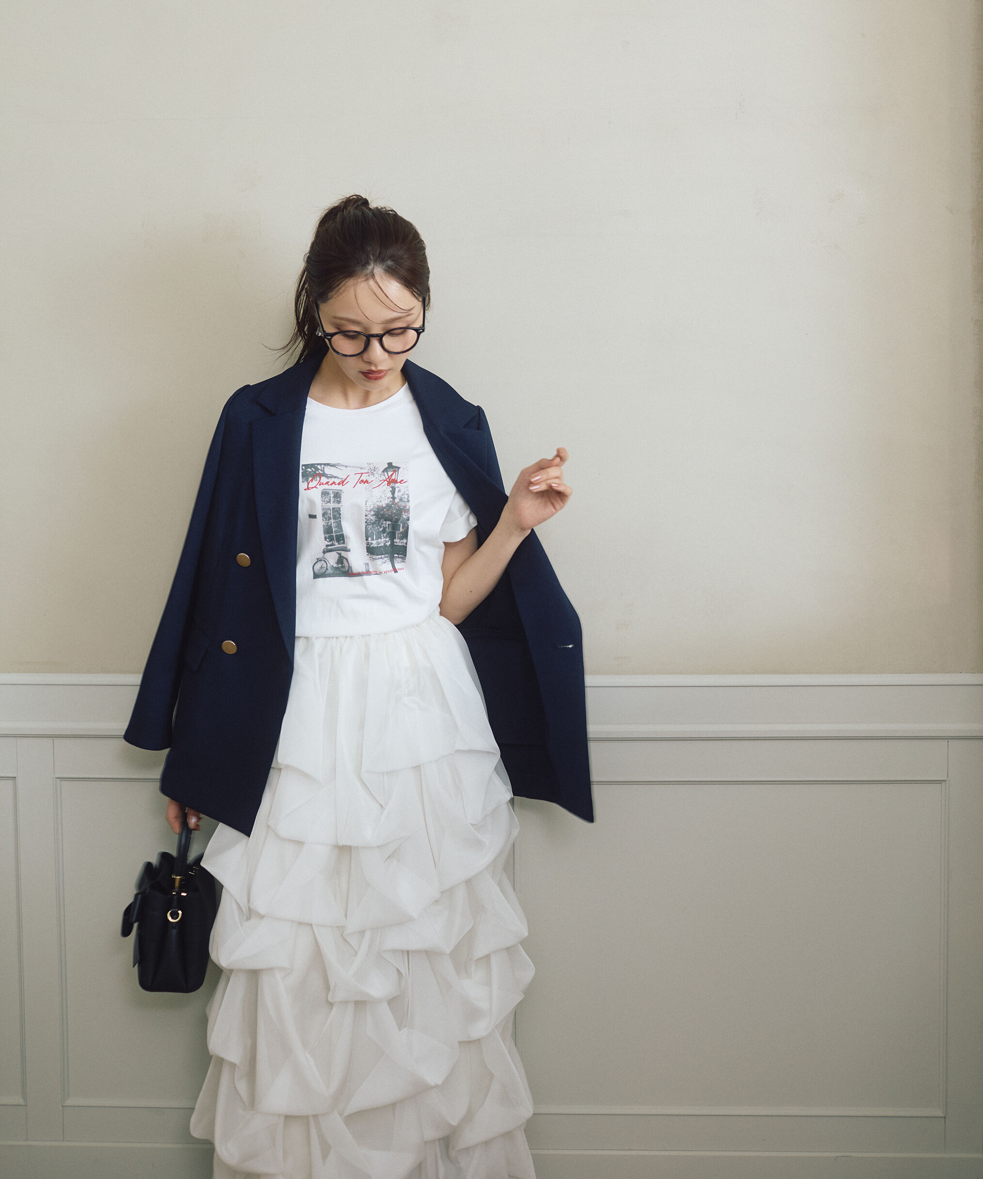 PROPORTION BODY DRESSING「＜山内ともなさんコラボ＞タックバルーンスカート」|スカート|