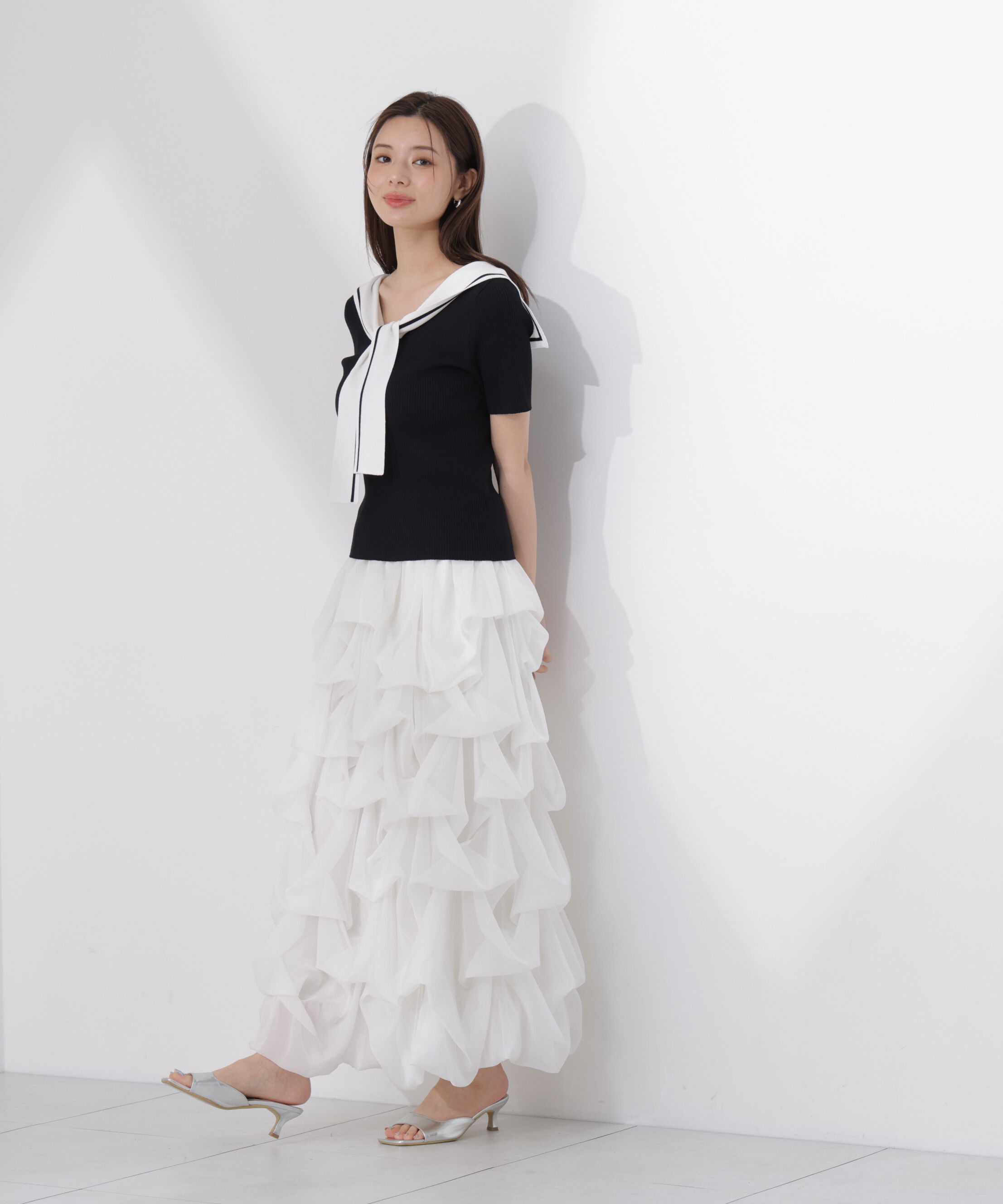 PROPORTION BODY DRESSING「＜山内ともなさんコラボ＞タックバルーンスカート」|スカート|