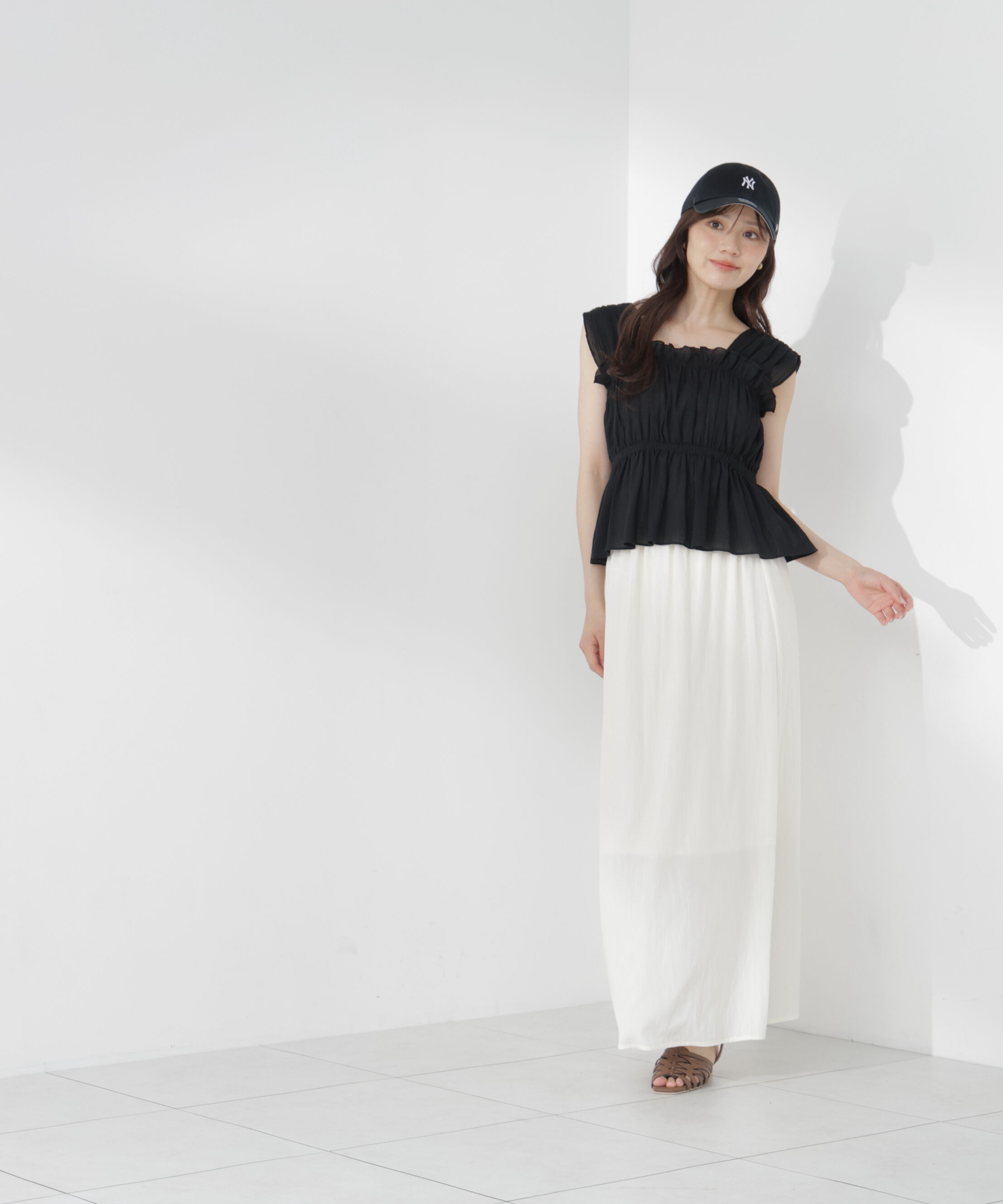 PROPORTION BODY DRESSING「ギャザーブラウス」|シャツ・ブラウス|