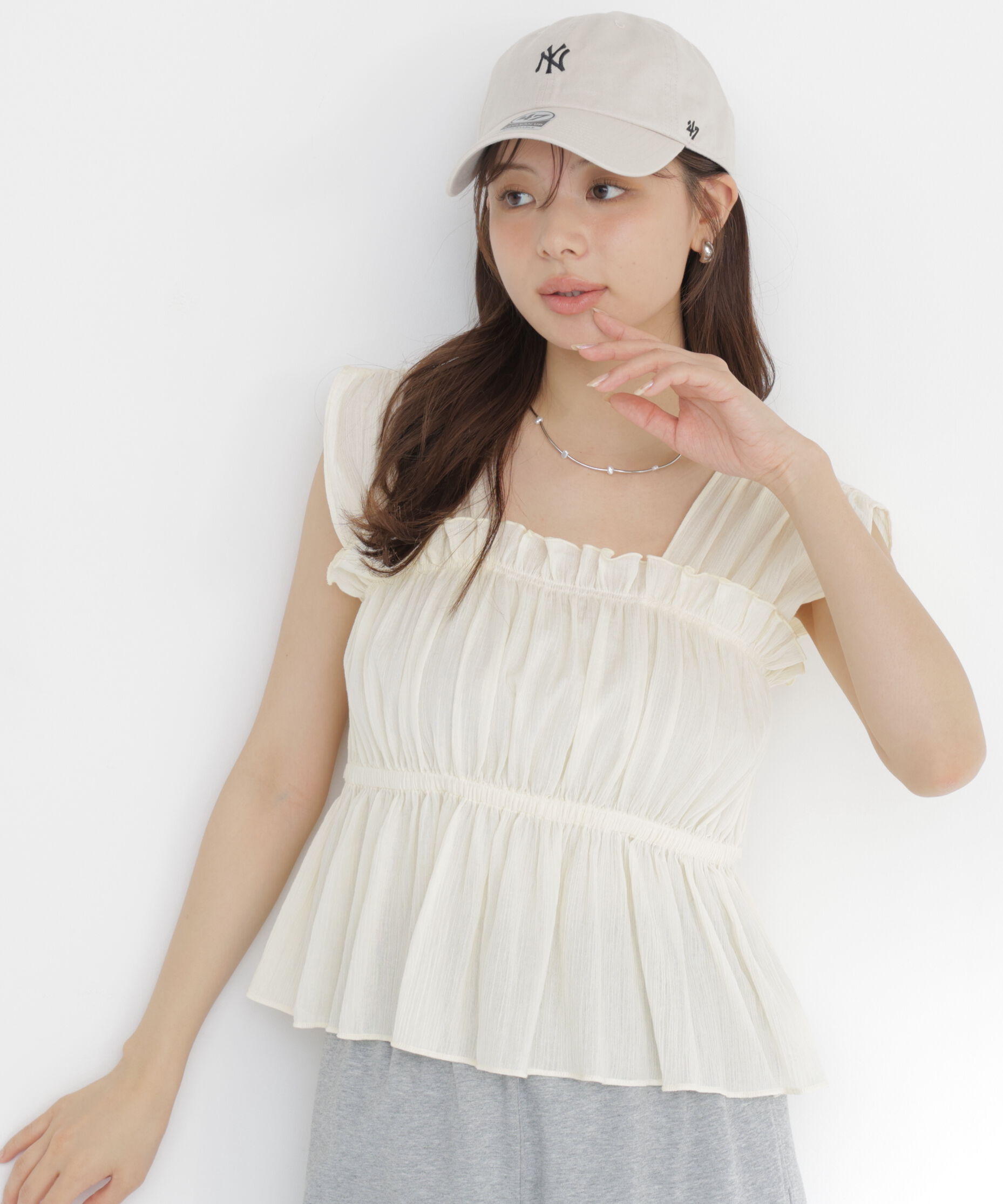 PROPORTION BODY DRESSING「ギャザーブラウス」|シャツ・ブラウス|