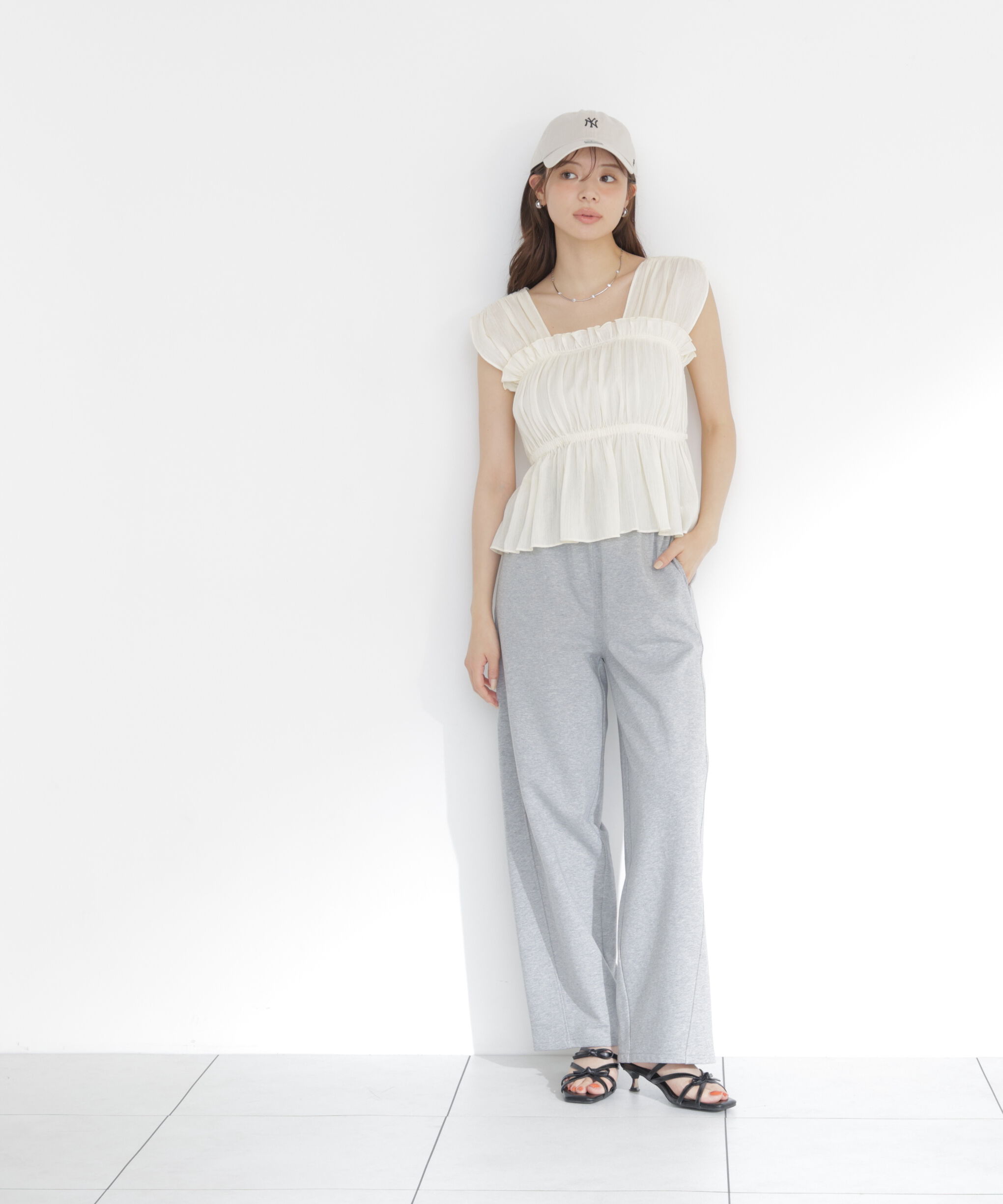 PROPORTION BODY DRESSING「ギャザーブラウス」|シャツ・ブラウス|