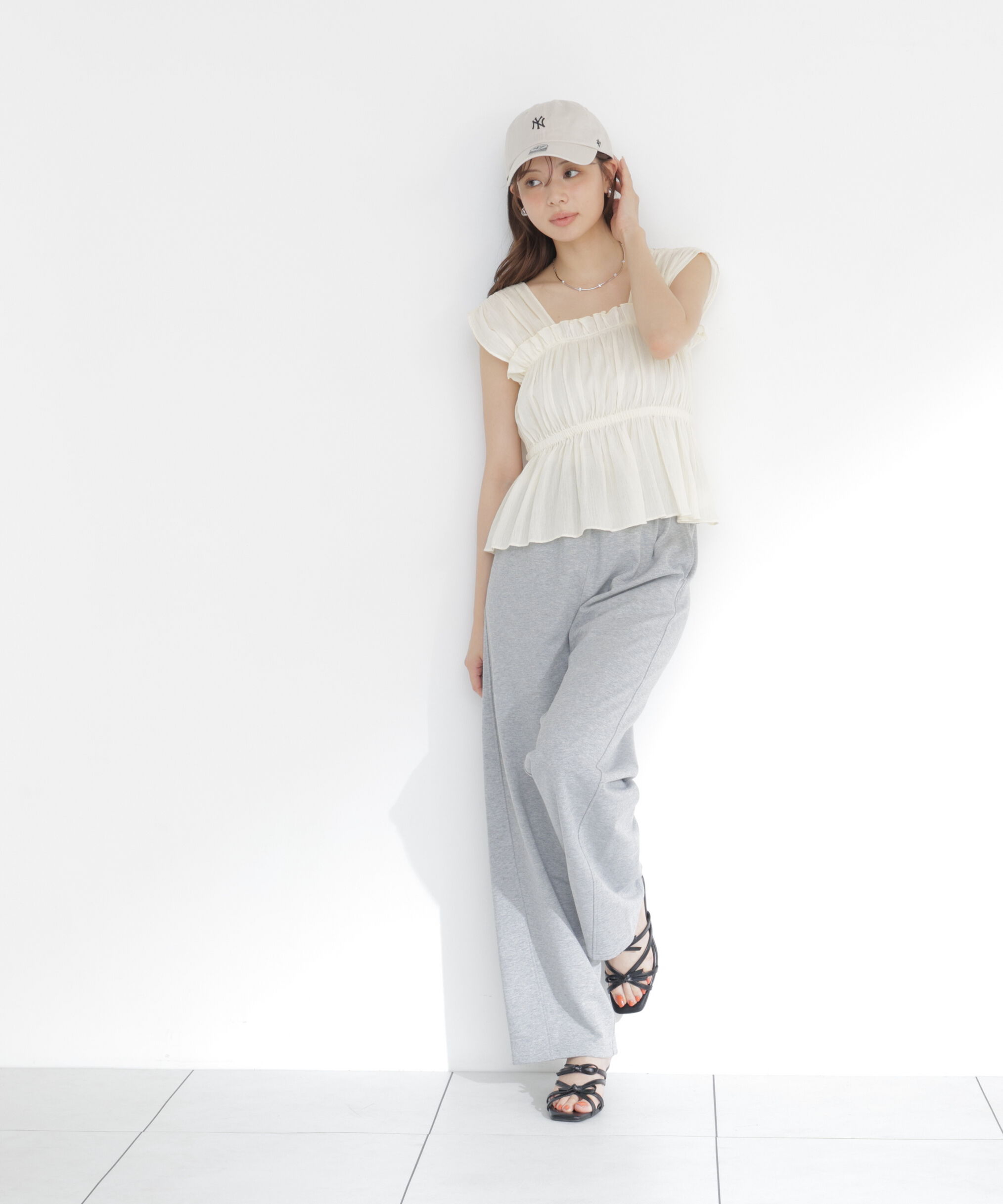 PROPORTION BODY DRESSING「ギャザーブラウス」|シャツ・ブラウス|