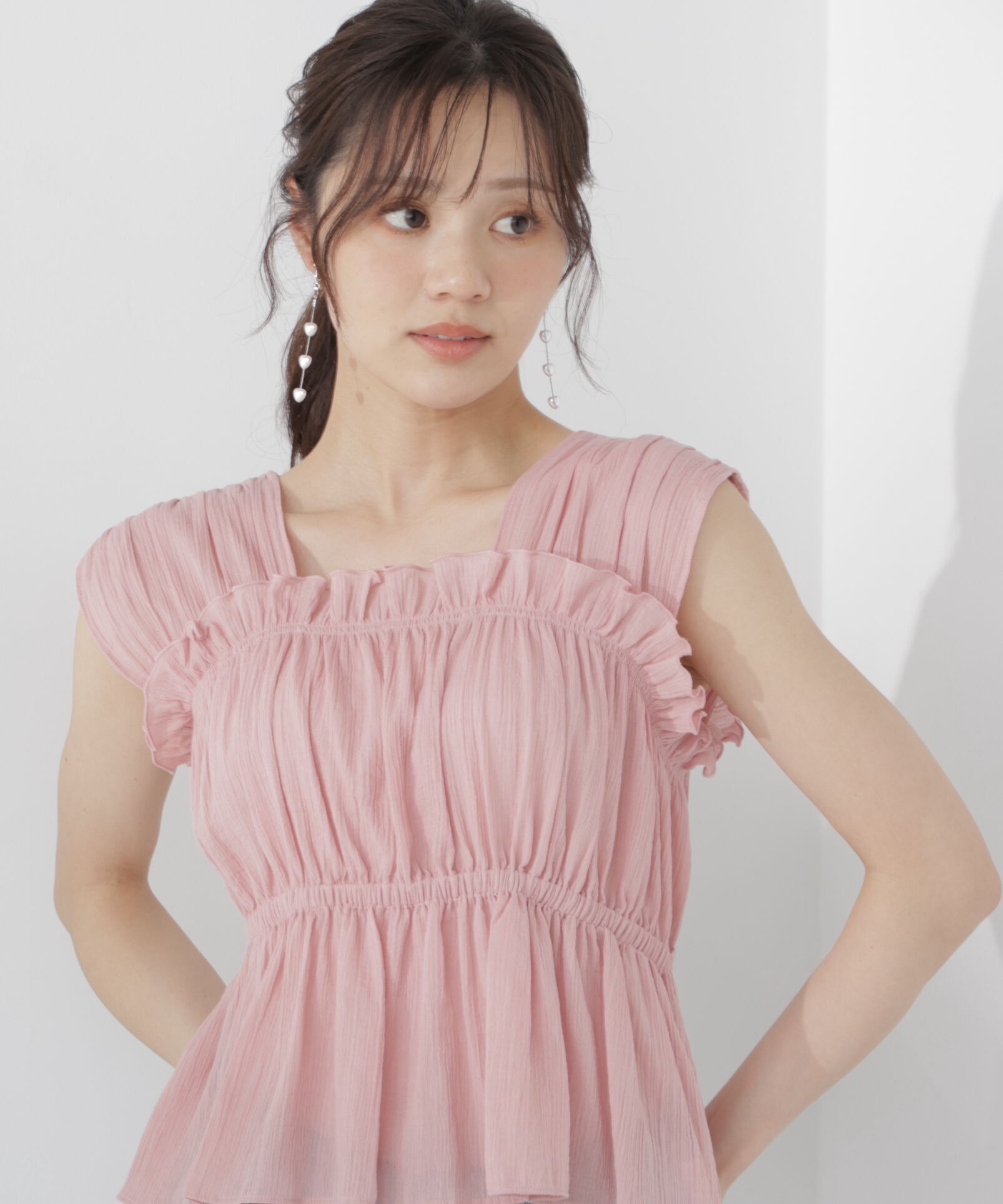 PROPORTION BODY DRESSING「ギャザーブラウス」|シャツ・ブラウス|