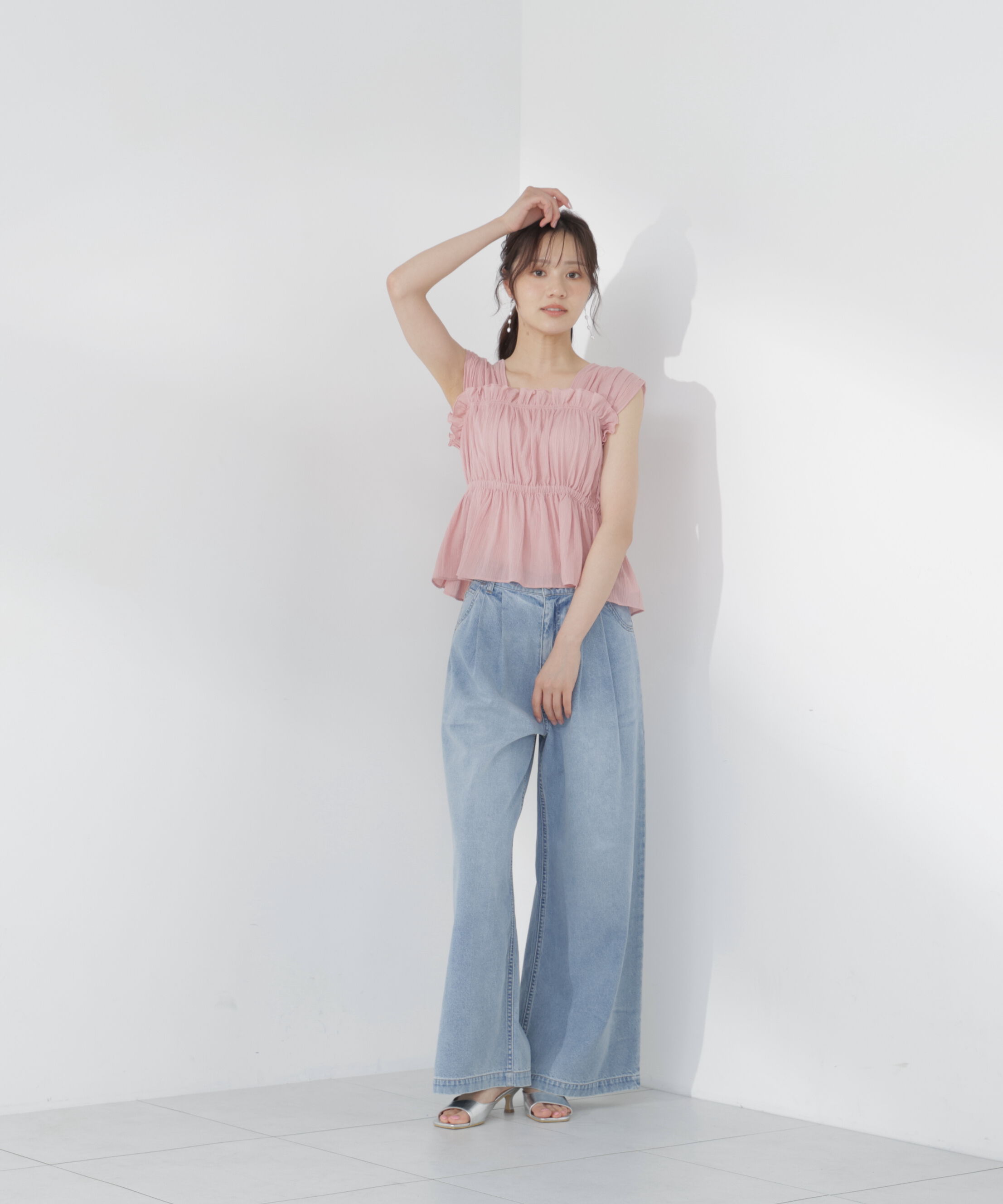 PROPORTION BODY DRESSING「ギャザーブラウス」|シャツ・ブラウス|