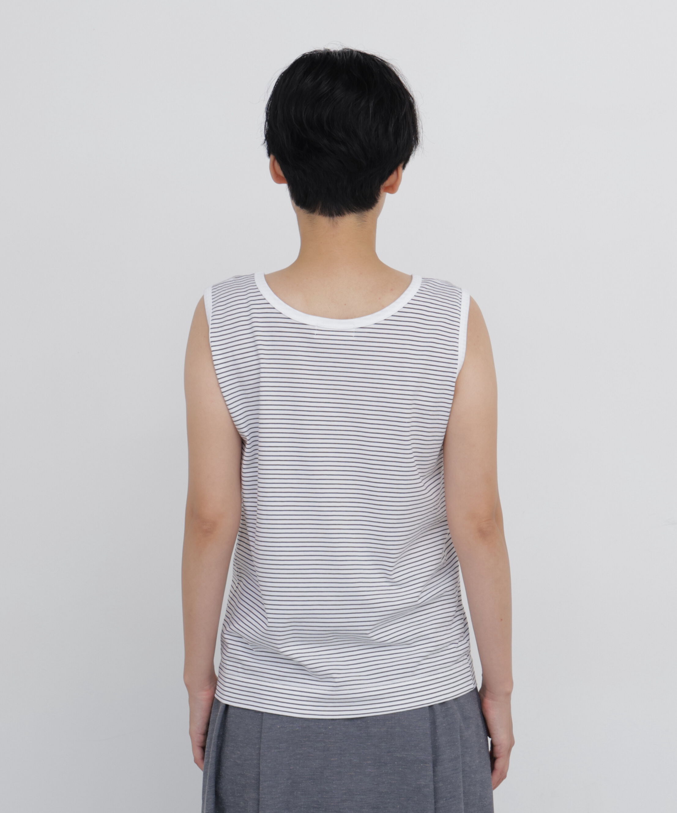  「ハイゲージボーダータンク」|Tシャツ・カットソー|