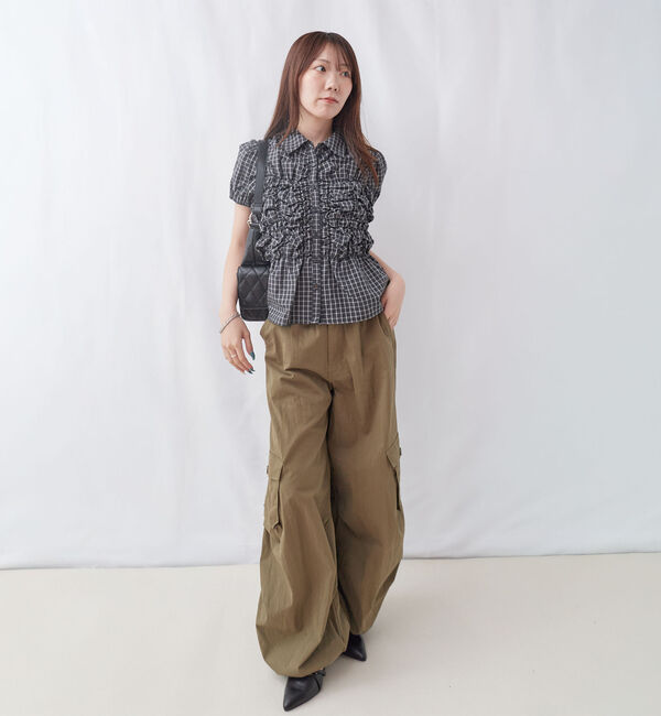 archives「チェックランダムシャーリングシャツブラウス」|シャツ・ブラウス|