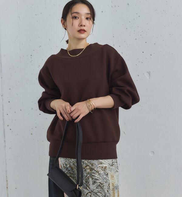 Doux archives「４ＷＡＹボンディングオフショルプルオーバー」|Tシャツ・カットソー|BROWN