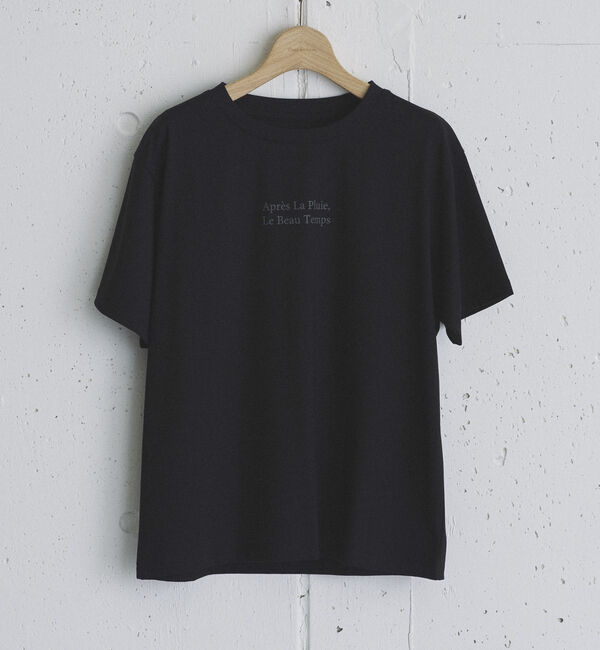 Doux archives「チビロゴプリントＴＥＥ」|Tシャツ・カットソー|BLACK