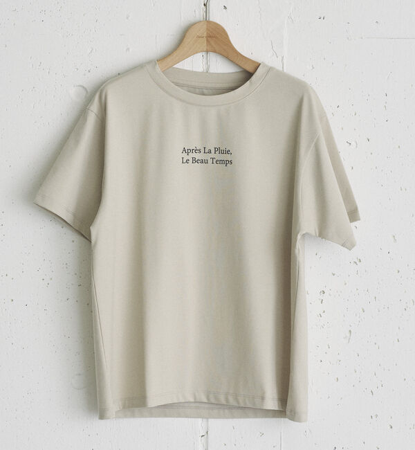 Doux archives「チビロゴプリントＴＥＥ」|Tシャツ・カットソー|BEIGE