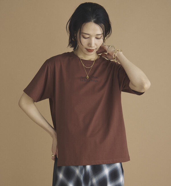 Doux archives「チビロゴプリントＴＥＥ」|Tシャツ・カットソー|