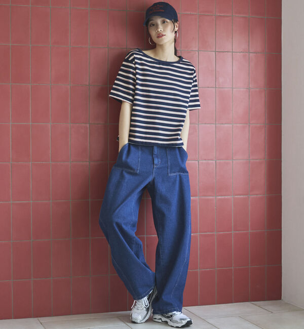 Doux archives「マルチボーダーカットソー」|Tシャツ・カットソー|