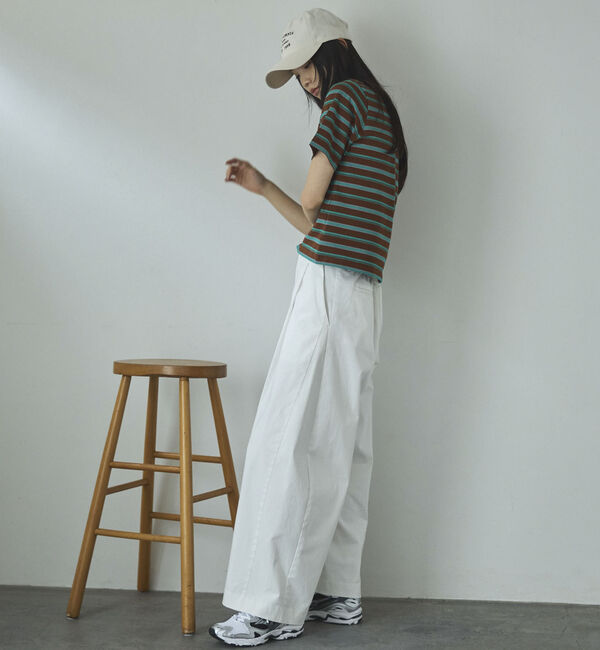 Doux archives「マルチボーダーカットソー」|Tシャツ・カットソー|