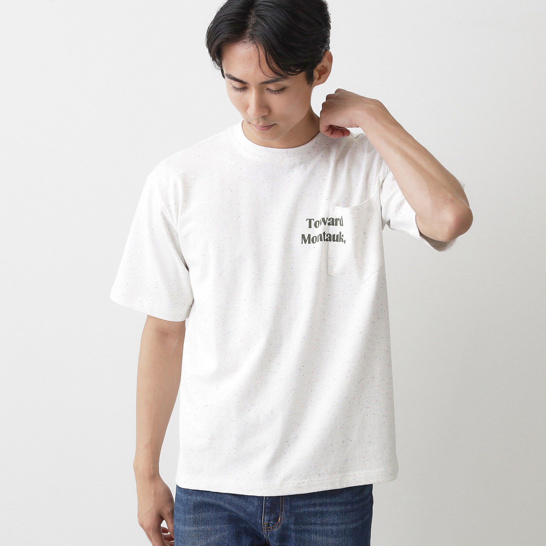 Dessin「カラーネップ ポケットTシャツ」|Tシャツ・カットソー|