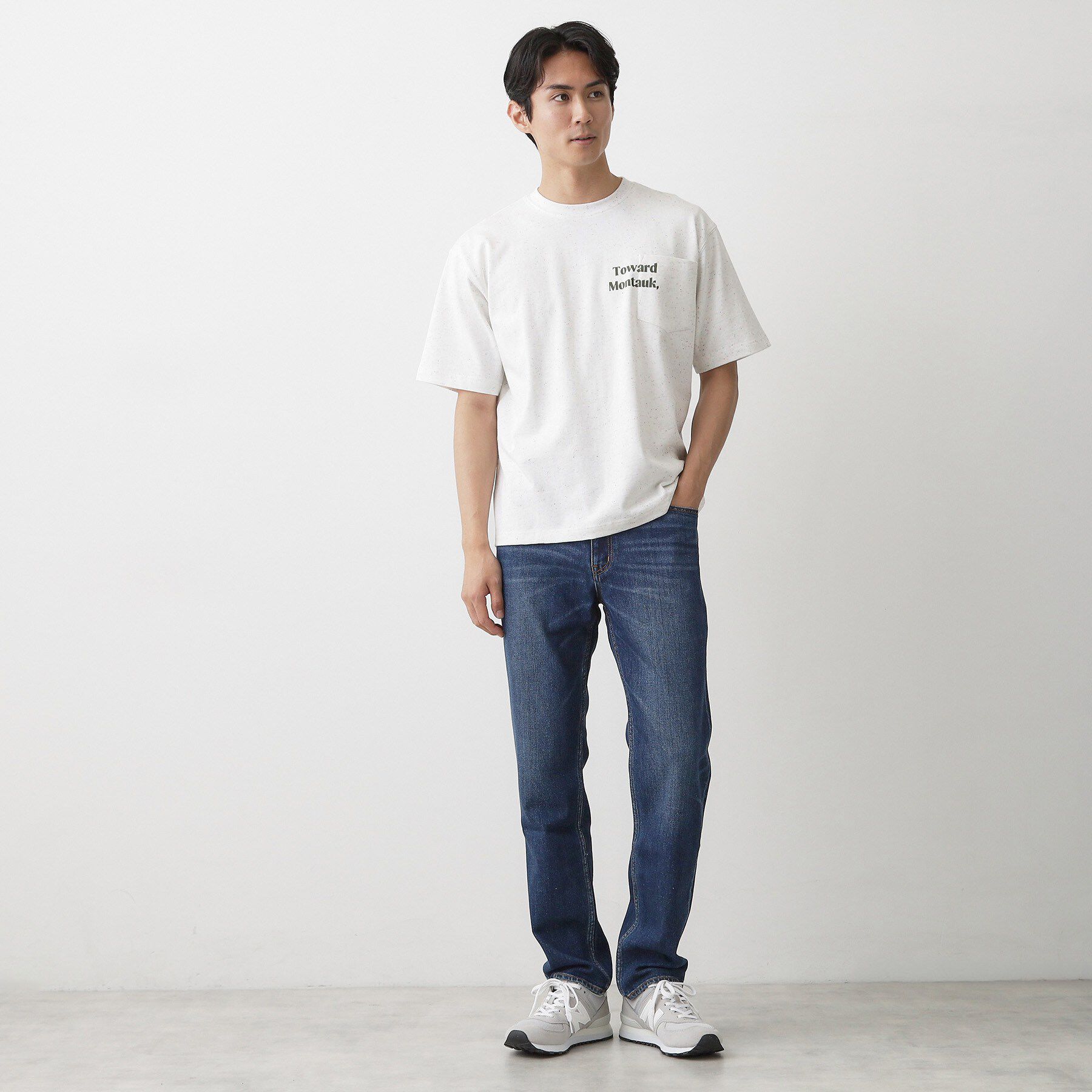 Dessin「カラーネップ ポケットTシャツ」|Tシャツ・カットソー|