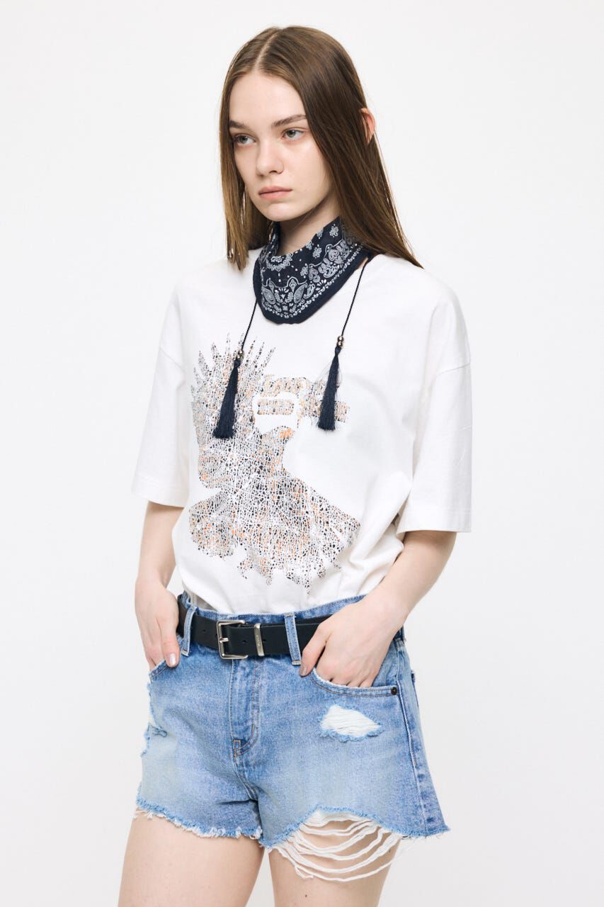 MOUSSY「JN LAND OF THE FREE TEE」|Tシャツ・カットソー|