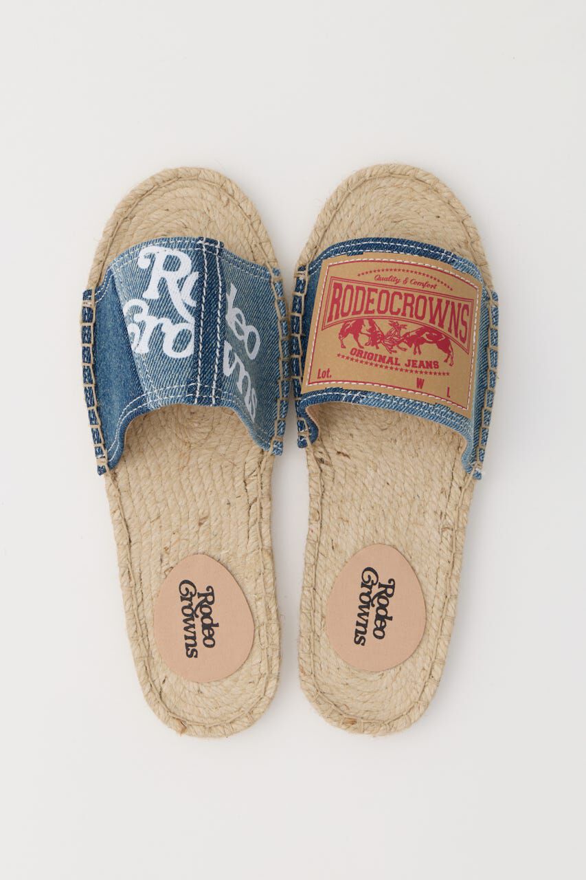 RODEO CROWNS「DENIM JUTE SANDAL」|その他|