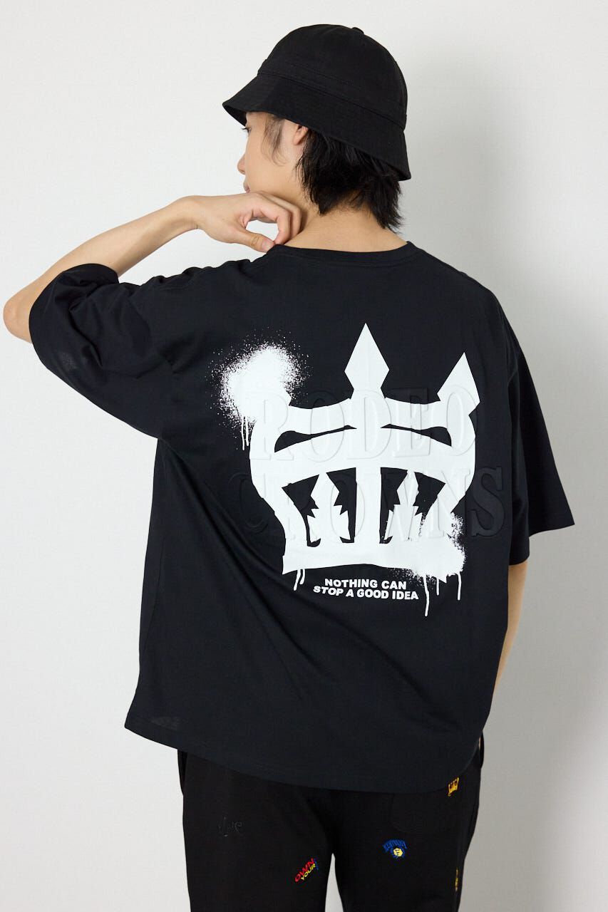 RODEO CROWNS「メンズ MASTER PROTECT ロゴTシャツ」|Tシャツ・カットソー|BLK