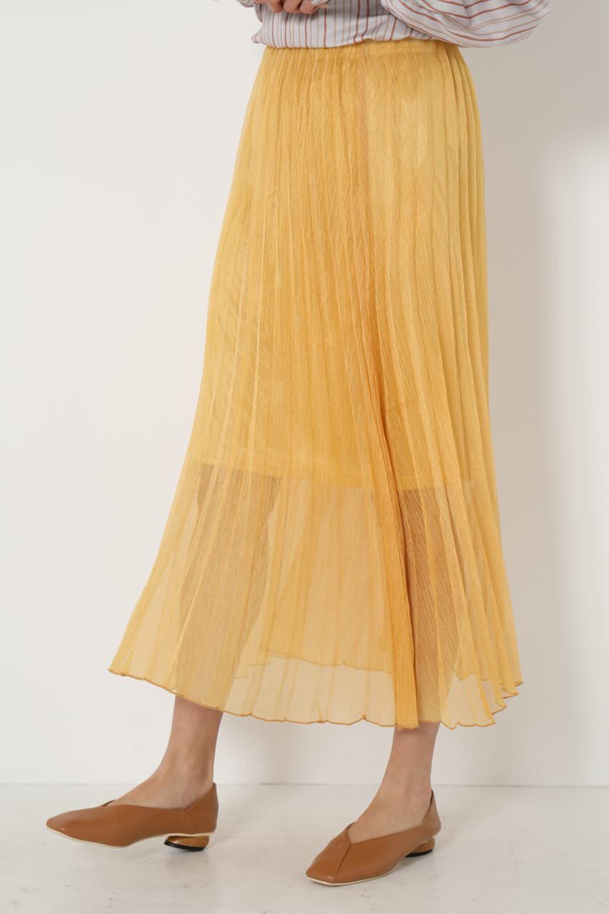 SHEL'TTER SELECT「Color Tulle Pleats Skirt」|スカート|