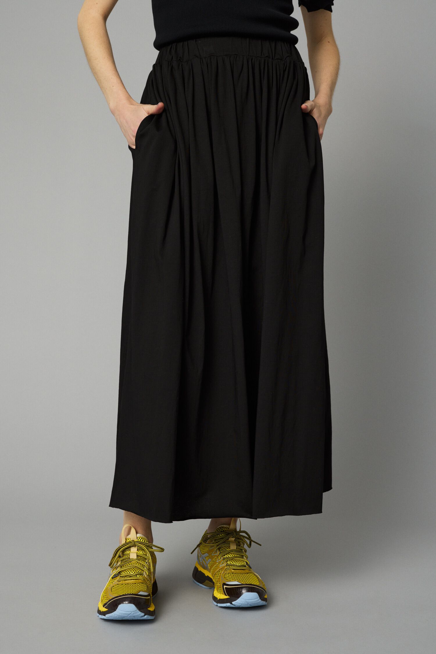 HeRIN.CYE「Cut flare skirt」|スカート|BLK