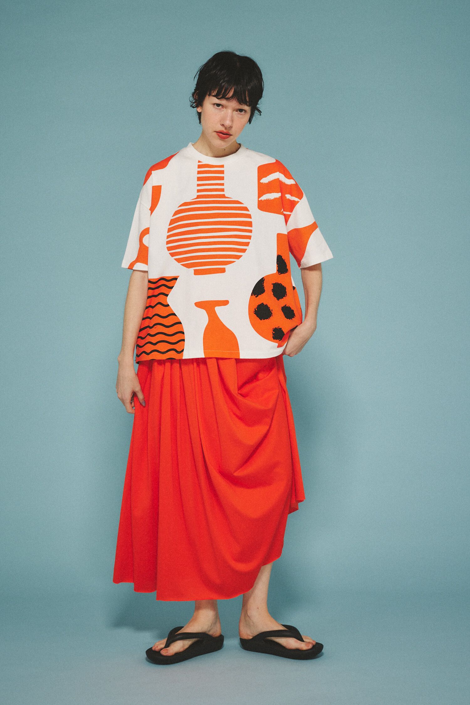 HeRIN.CYE「Cut flare skirt」|スカート|