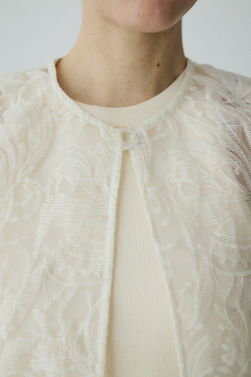 HeRIN.CYE「Lace vest」|ダウンベスト・ベスト|