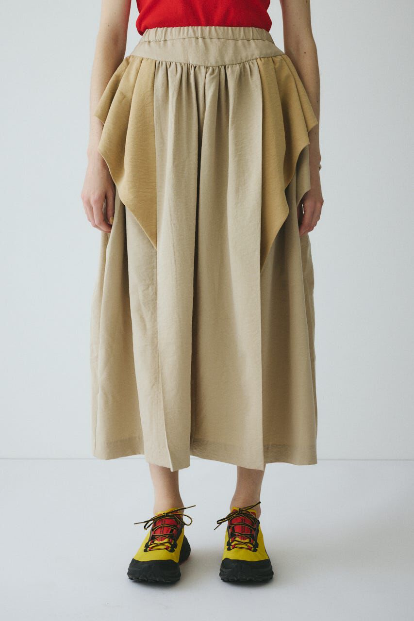 HeRIN.CYE「Volume gather skirt」|スカート|柄BEG5