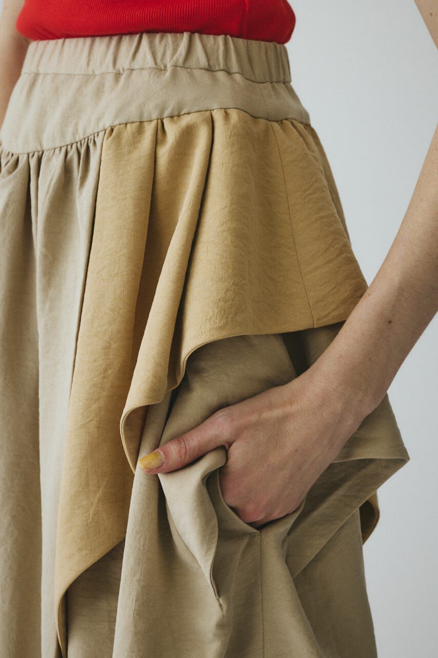 HeRIN.CYE「Volume gather skirt」|スカート|