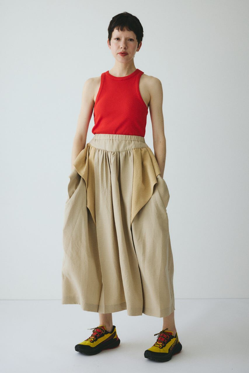 HeRIN.CYE「Volume gather skirt」|スカート|