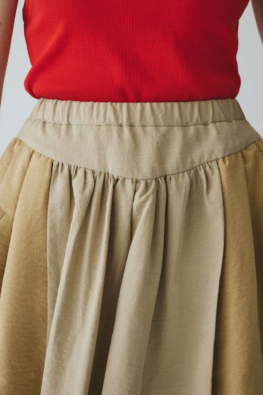 HeRIN.CYE「Volume gather skirt」|スカート|