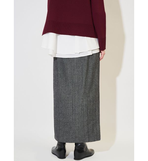 ELENDEEK「PIPING WRAP SK」|スカート|
