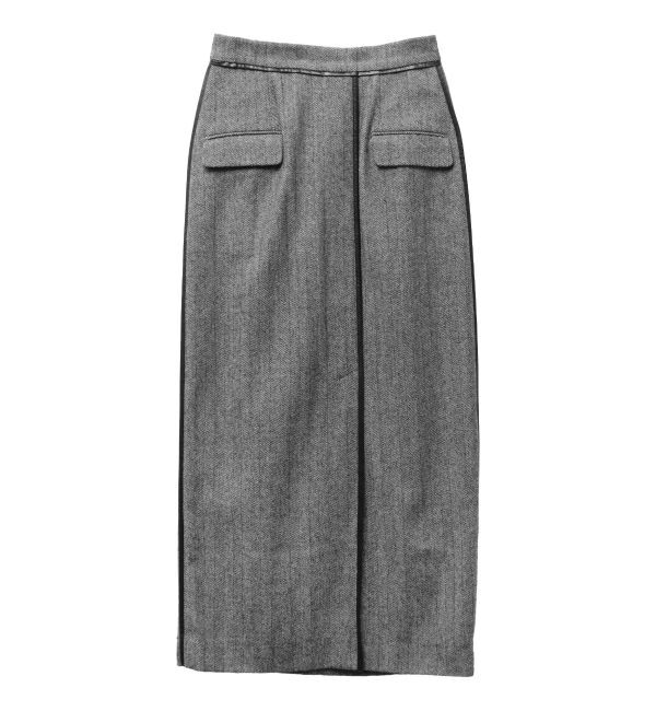 ELENDEEK「PIPING WRAP SK」|スカート|