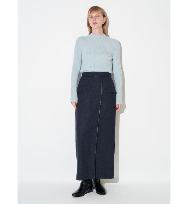 ELENDEEK「PIPING WRAP SK」|スカート|