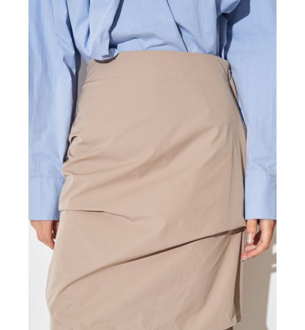 ELENDEEK「ASYME TUCK I-LINE SK」|スカート|